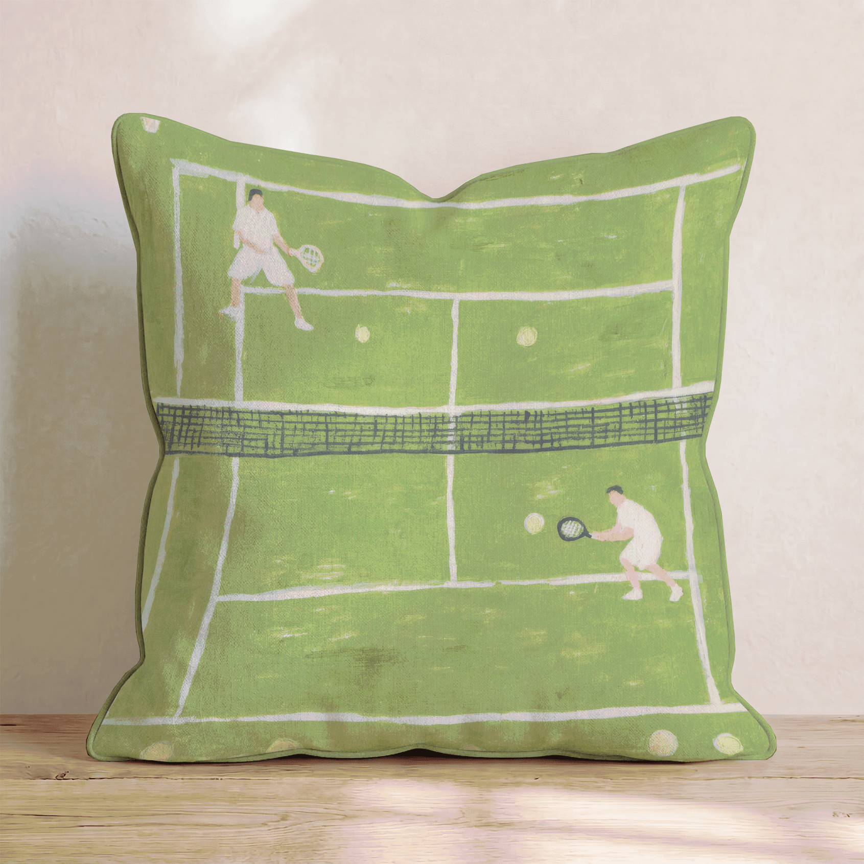 Singles Game Throw Pillow - Benton Lane Home - Hillcroft Home