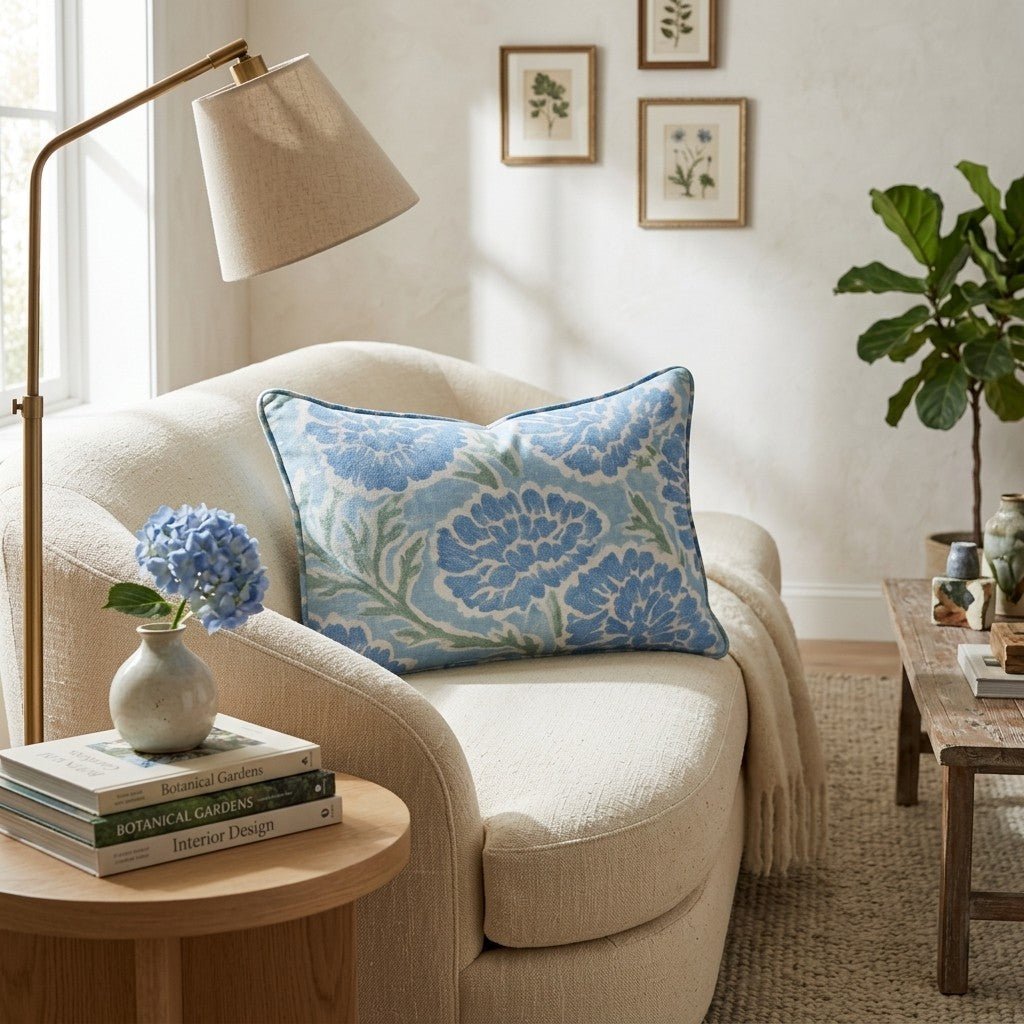Sketchbook Sue Throw Pillow - Hillcroft Home