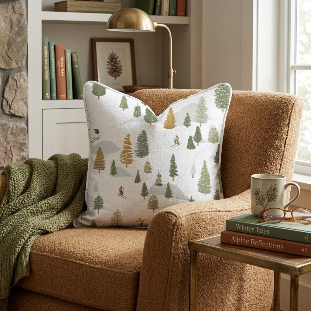Ski Patrol Throw Pillow - Benton Lane Home - Hillcroft Home