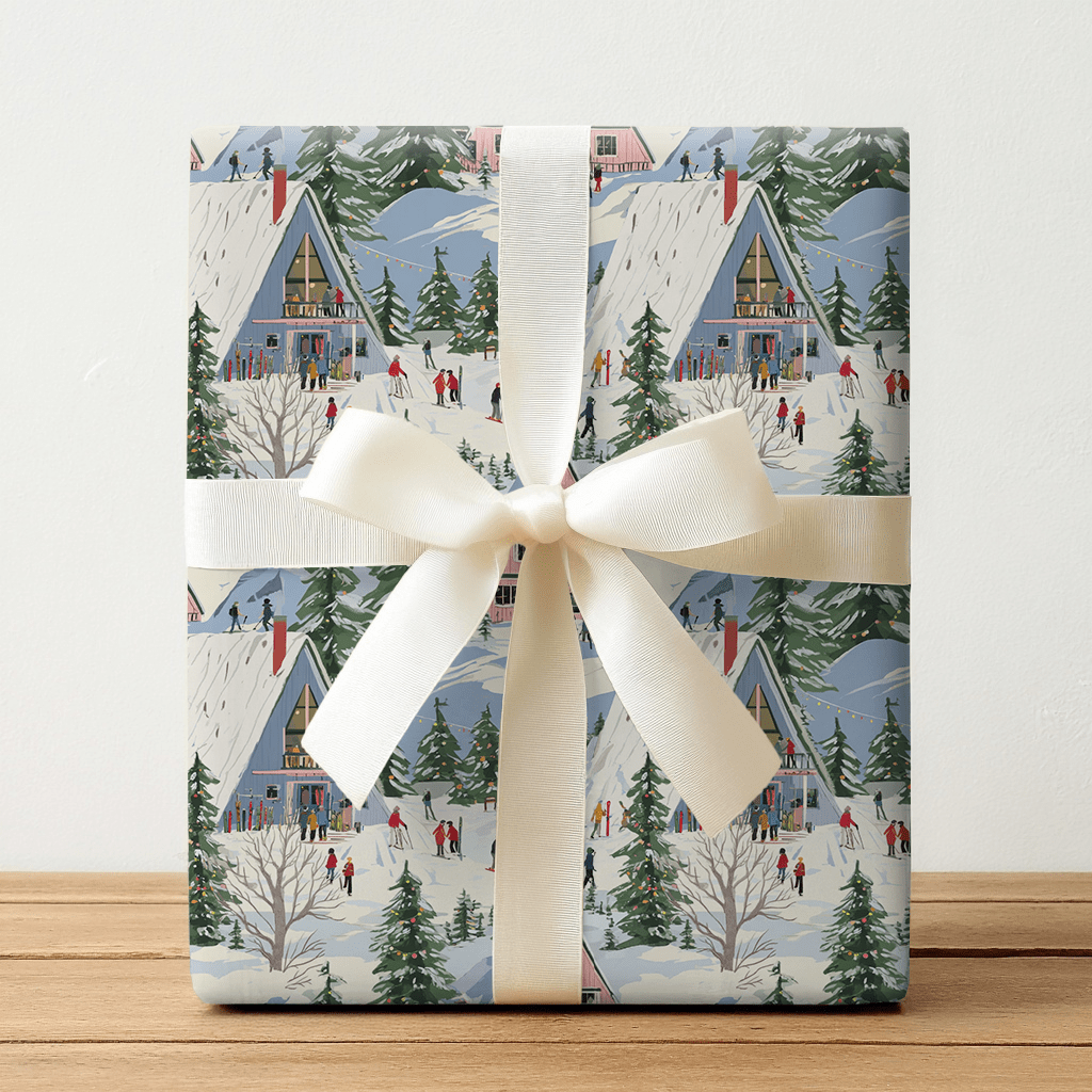 Ski Rental - Wrapping Paper - Benton Lane Home - Lemon Park