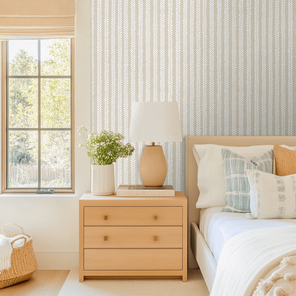 Skinny Sprig Wallpaper - Benton Lane Home - Lemon Park