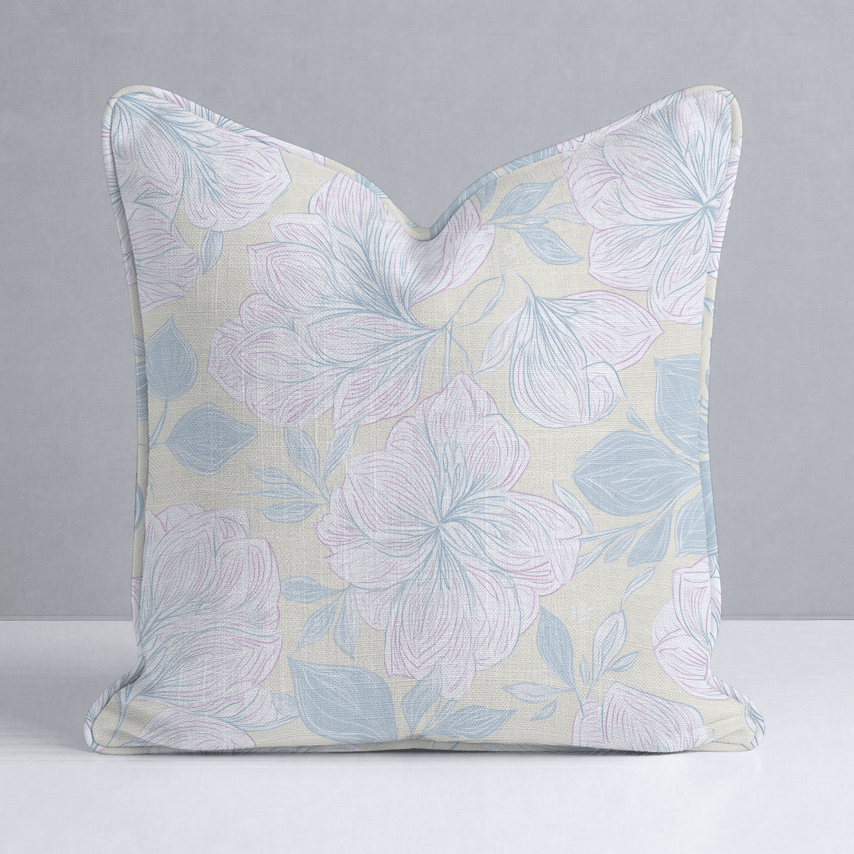 Skipping Through Flowers Throw Pillow - Benton Lane Home - Lemon Park