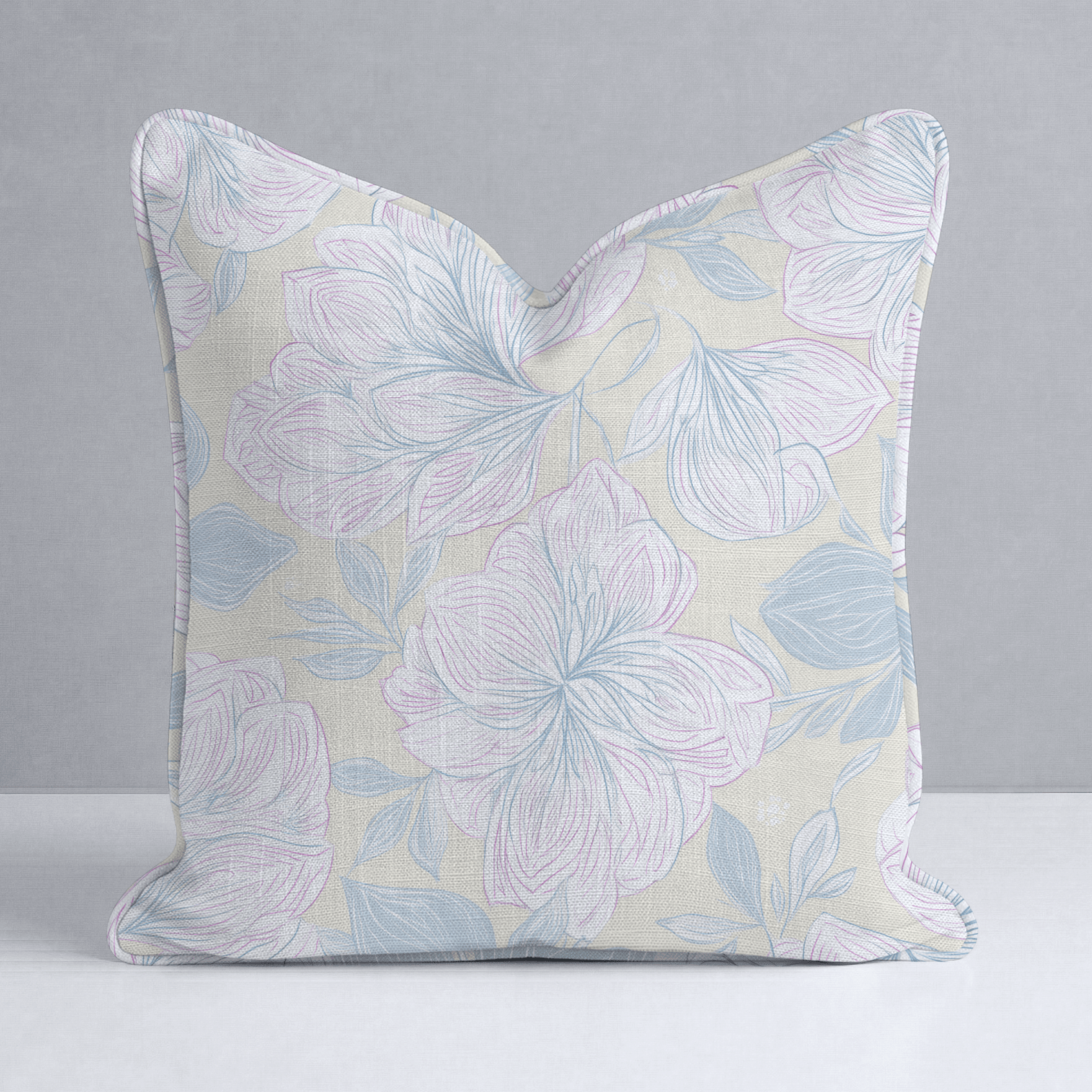 Skipping Through Flowers Throw Pillow - Benton Lane Home - Lemon Park