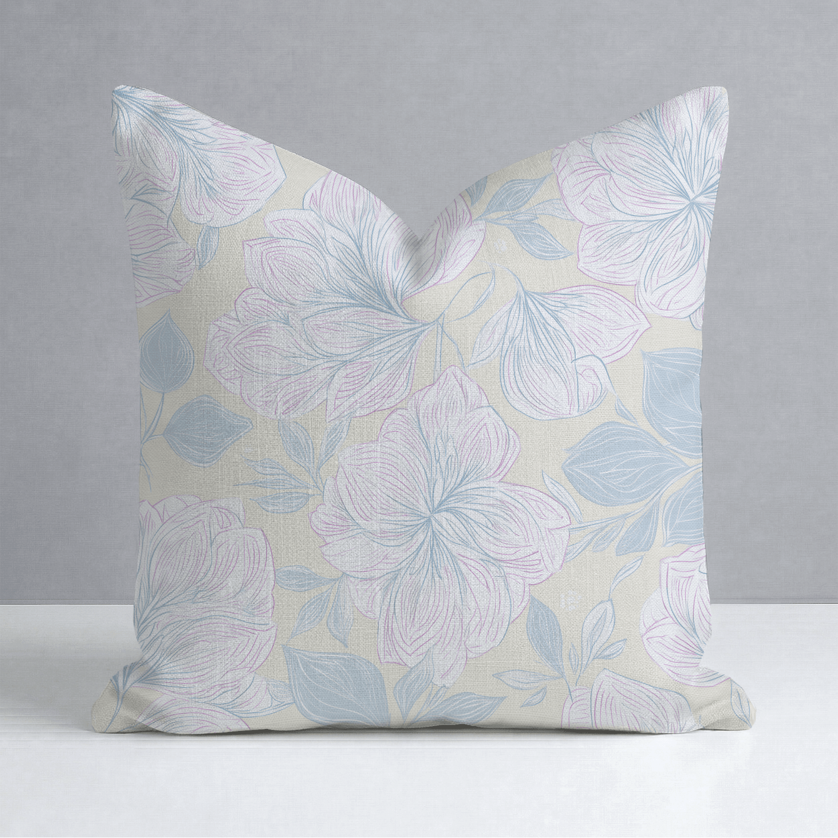 Skipping Through Flowers Throw Pillow - Benton Lane Home - Lemon Park