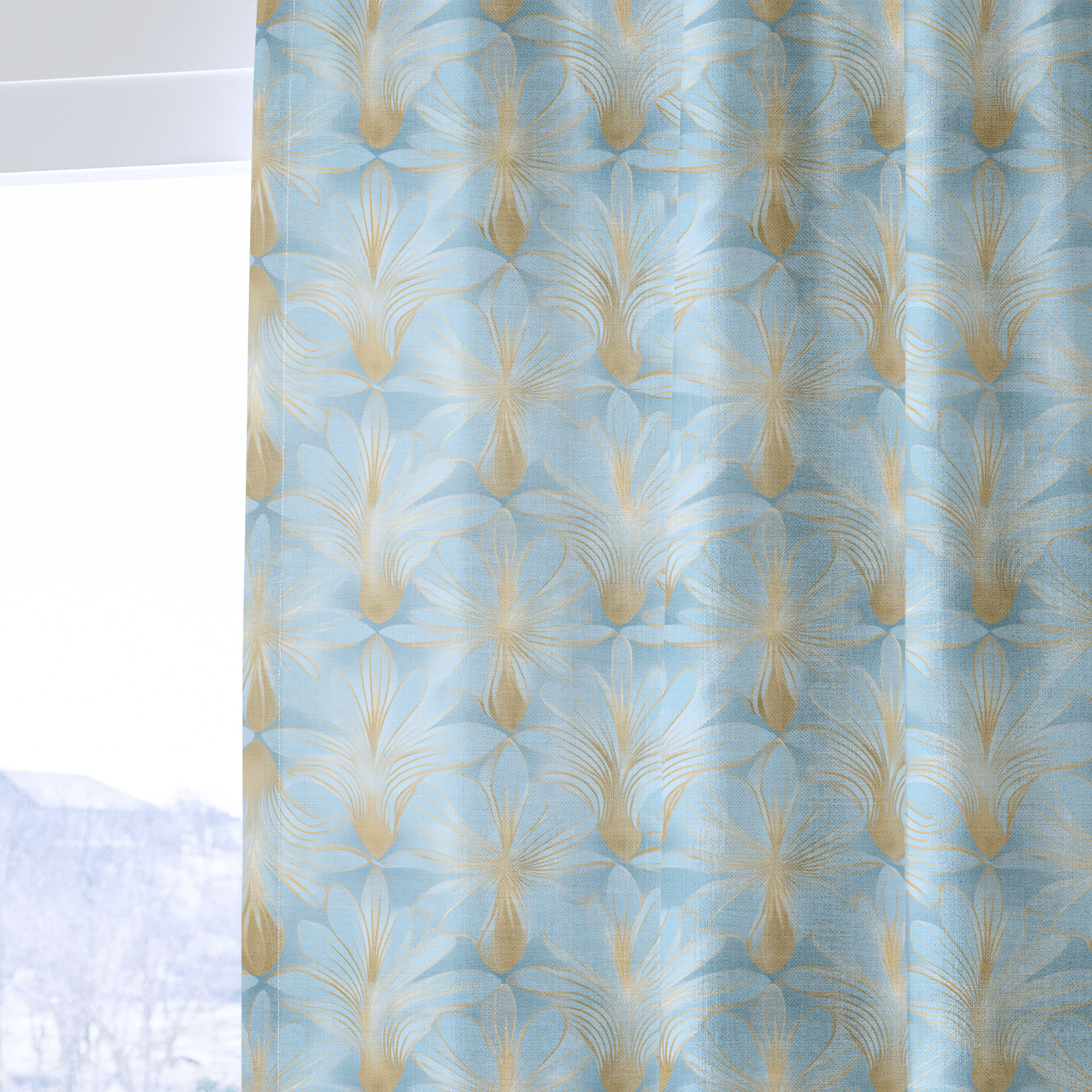 Skylight Gold - Drapery - Lemon Park