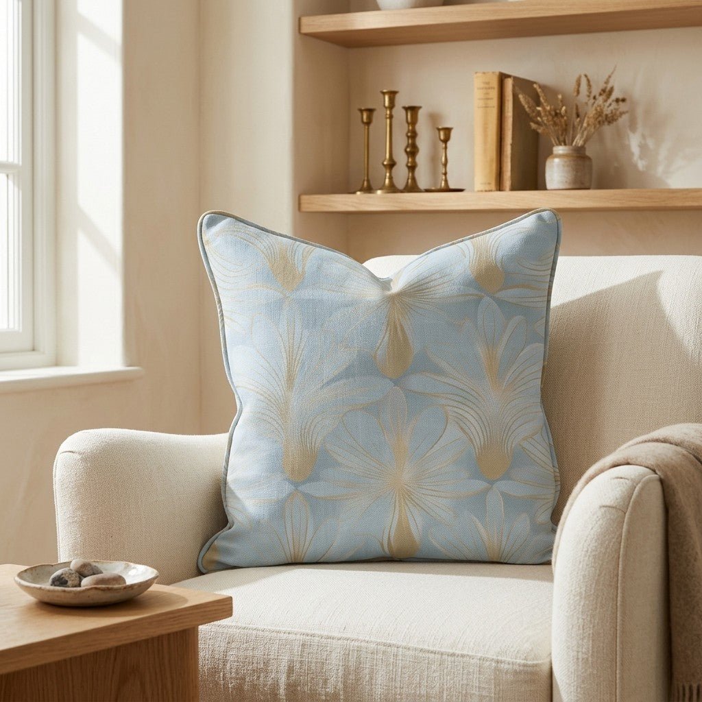 Skylight Gold Throw Pillow - Benton Lane Home - Lemon Park
