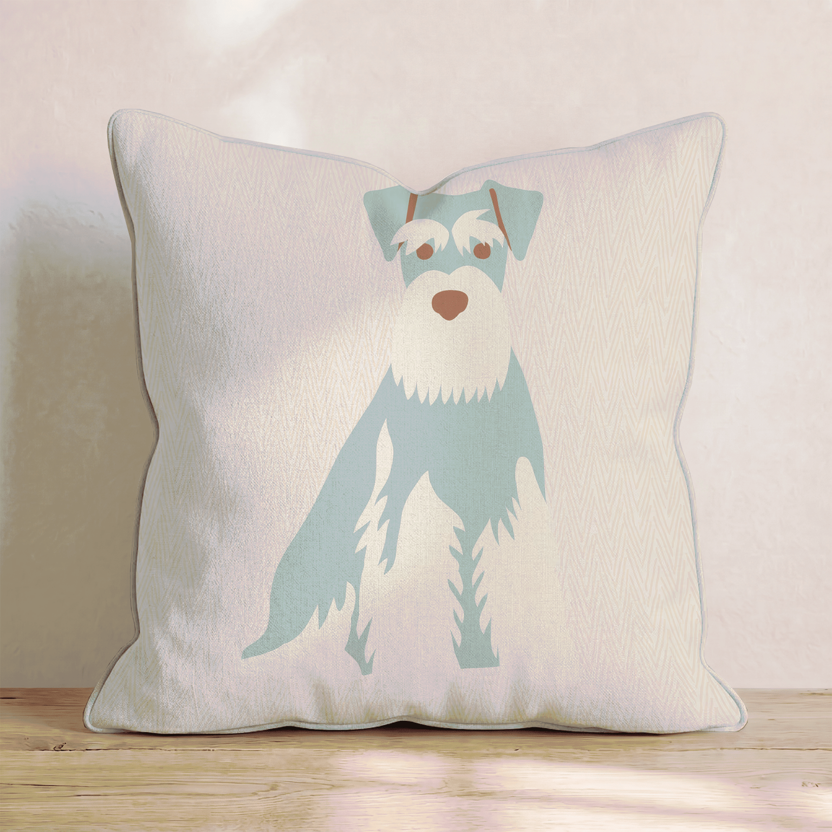 Sleepy Schnauzer Throw Pillow - Benton Lane Home - Hillcroft Home
