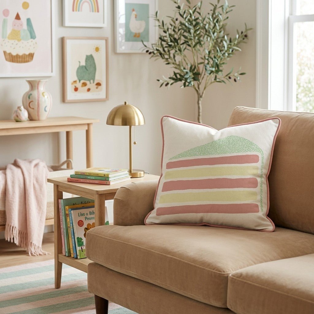Slice of Cake Throw Pillow - Benton Lane Home - Hillcroft Home