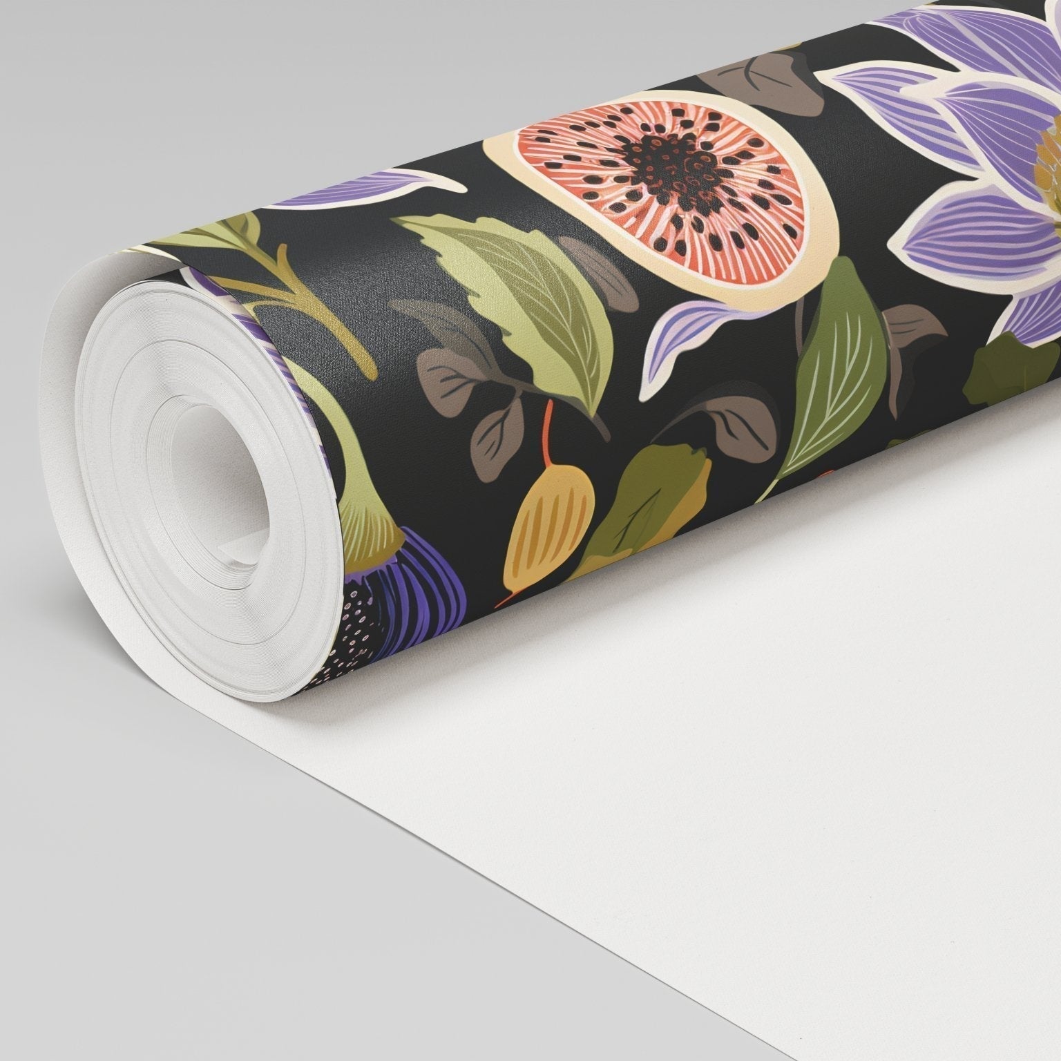 Sloane Fig Floral Wallpaper - Benton Lane Home - Painted Paper