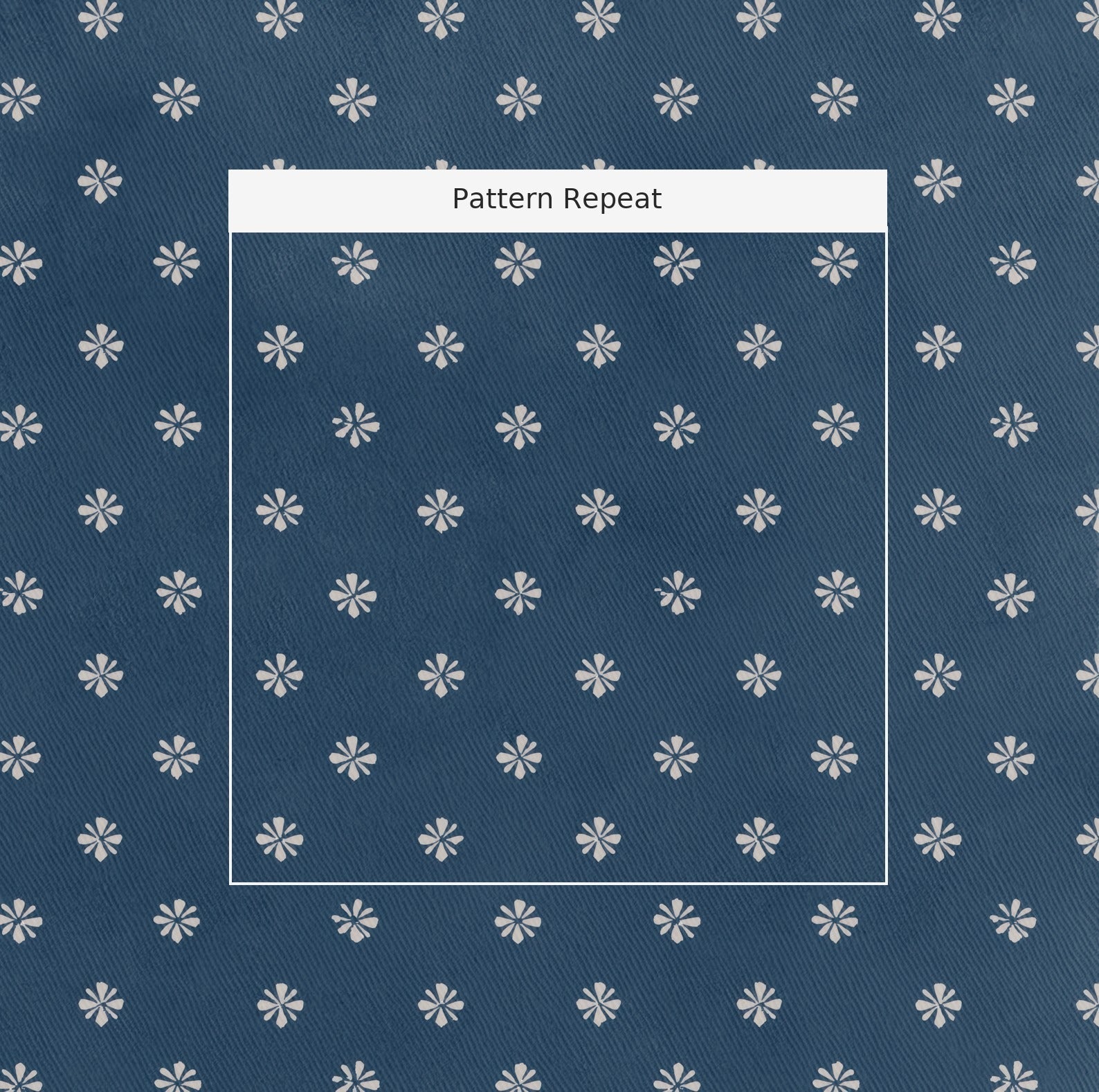 Small Flower - Fabric - Lemon Park
