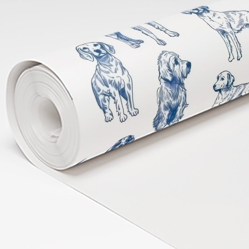 Snout & About Wallpaper - Benton Lane Home - Painted Paper