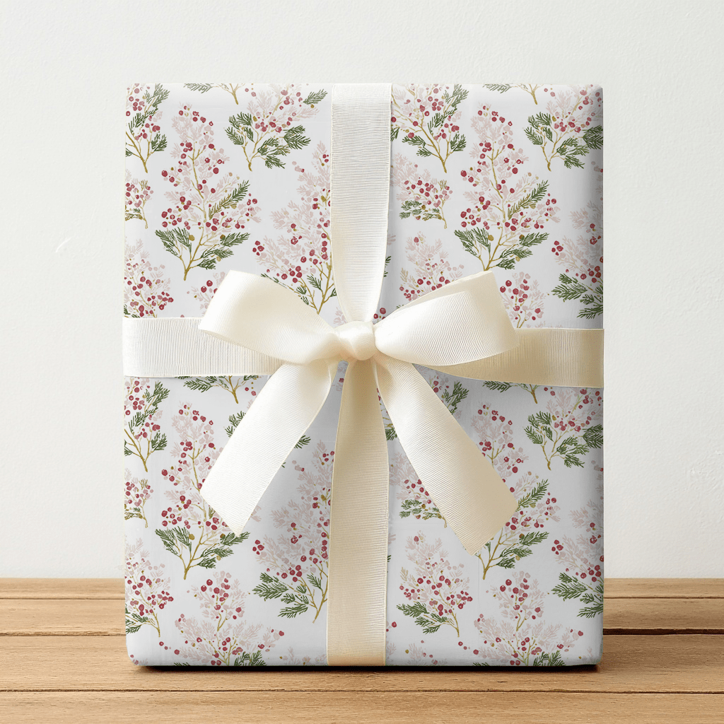 Snowberry - Wrapping Paper - Benton Lane Home - Lemon Park