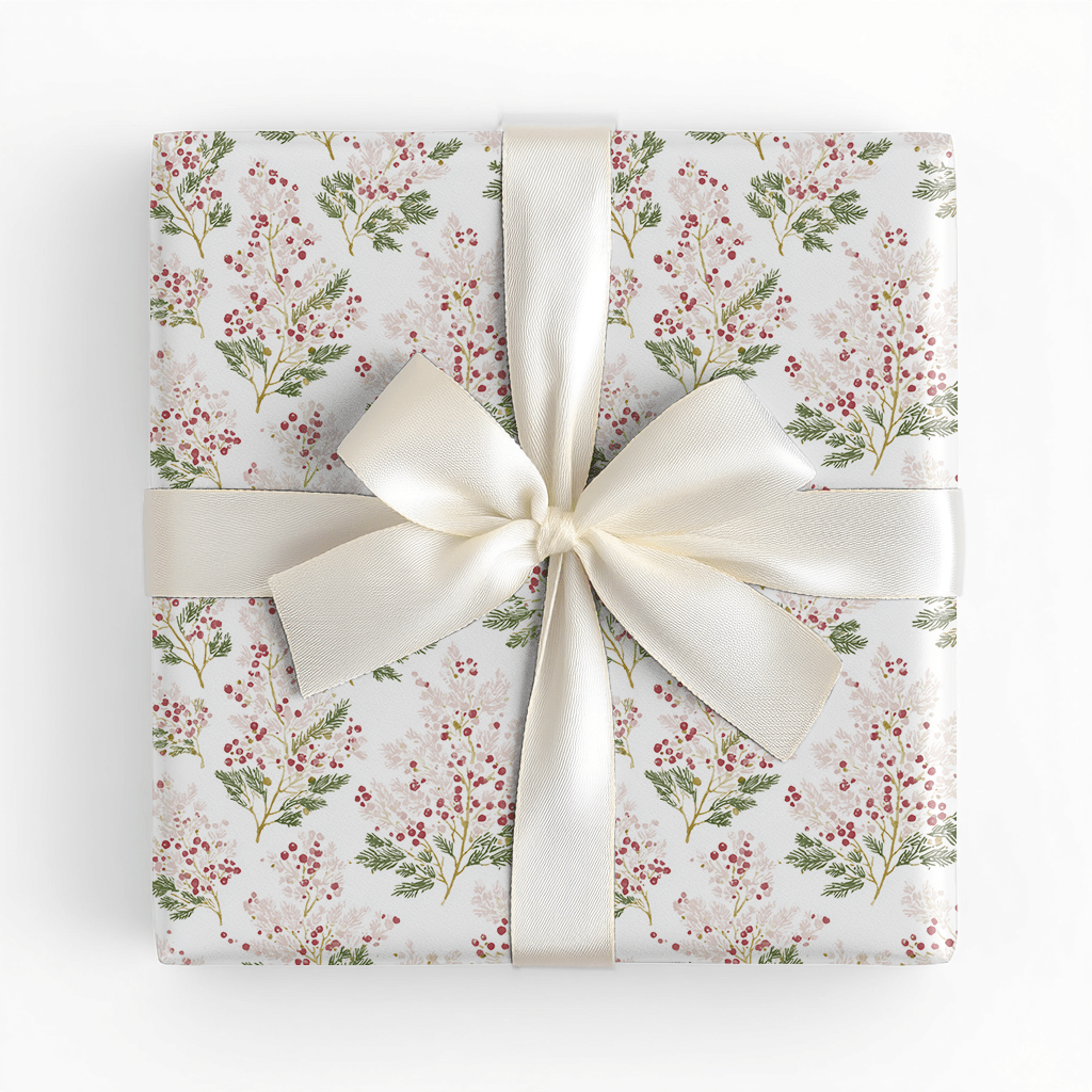 Snowberry - Wrapping Paper - Benton Lane Home - Lemon Park