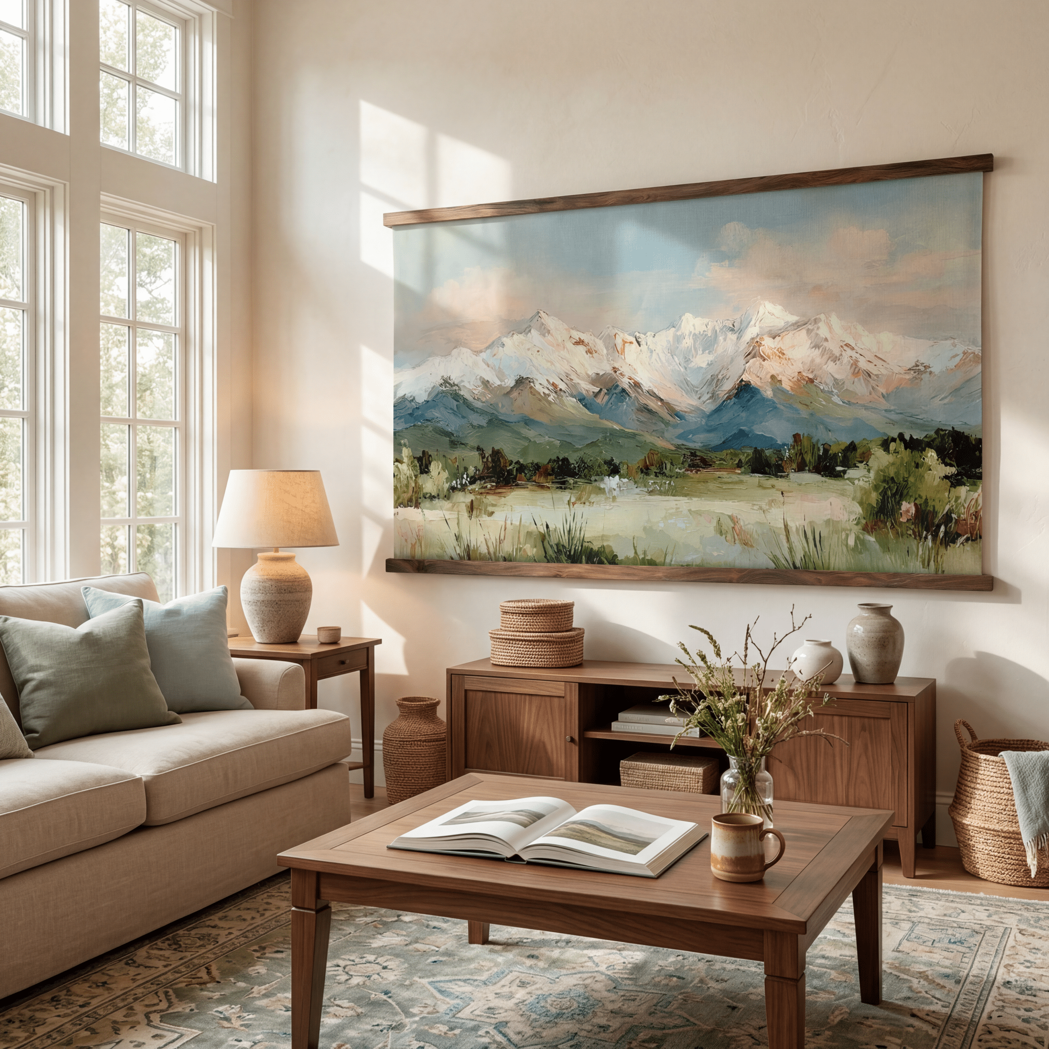 Snowcapped - Tapestry - Benton Lane Home - Lemon Park