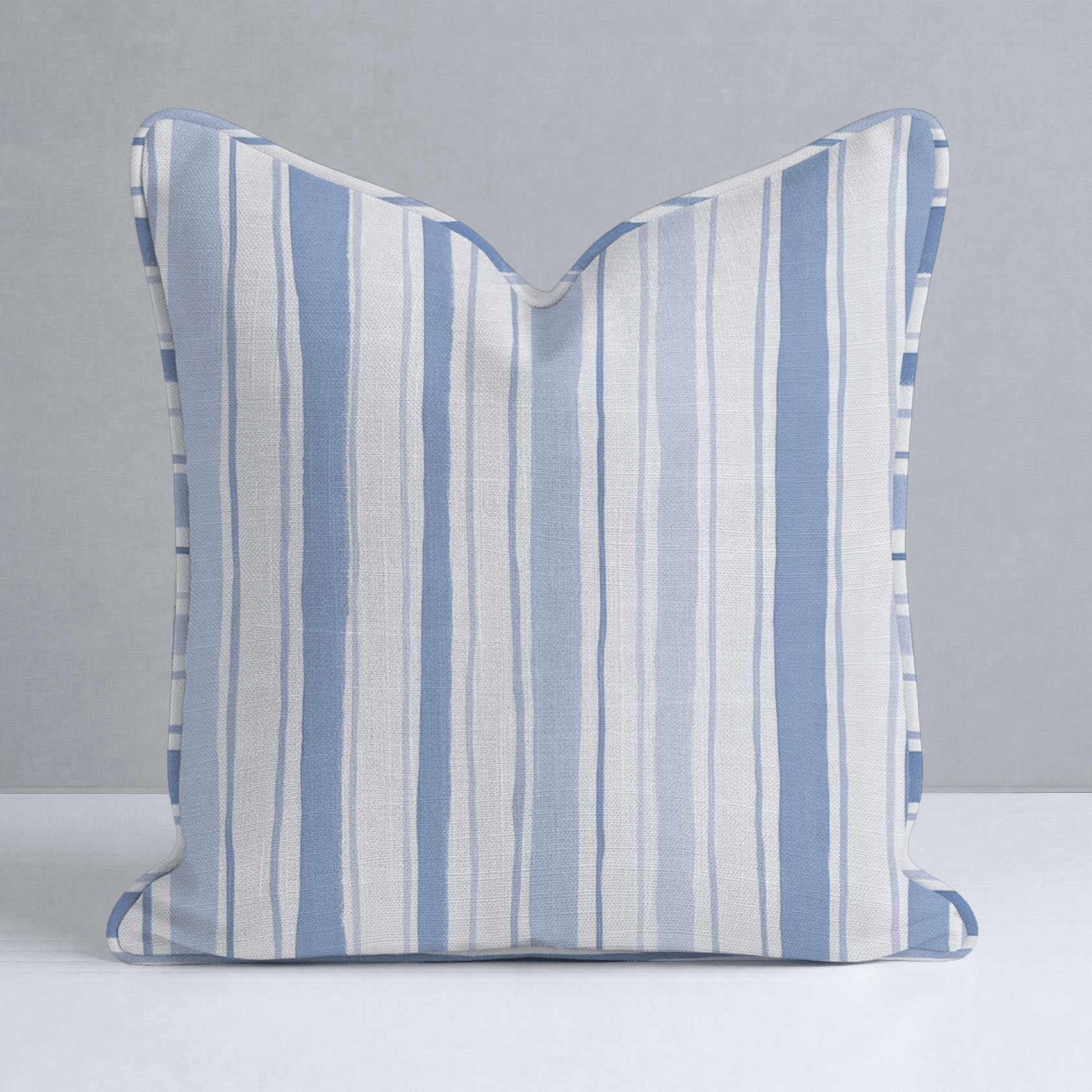 Snowcone Stripes Throw Pillow - Lemon Park