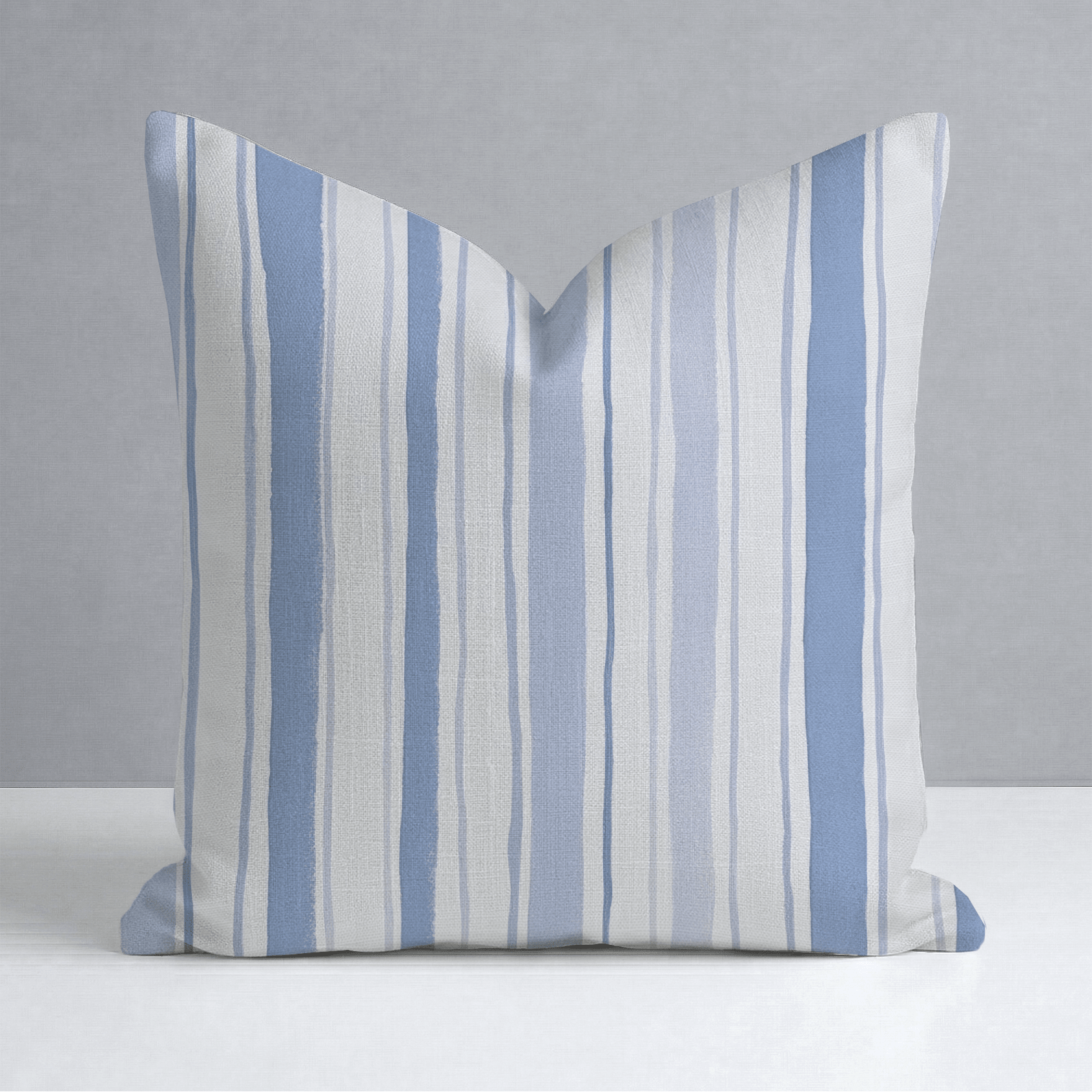 Snowcone Stripes Throw Pillow - Lemon Park