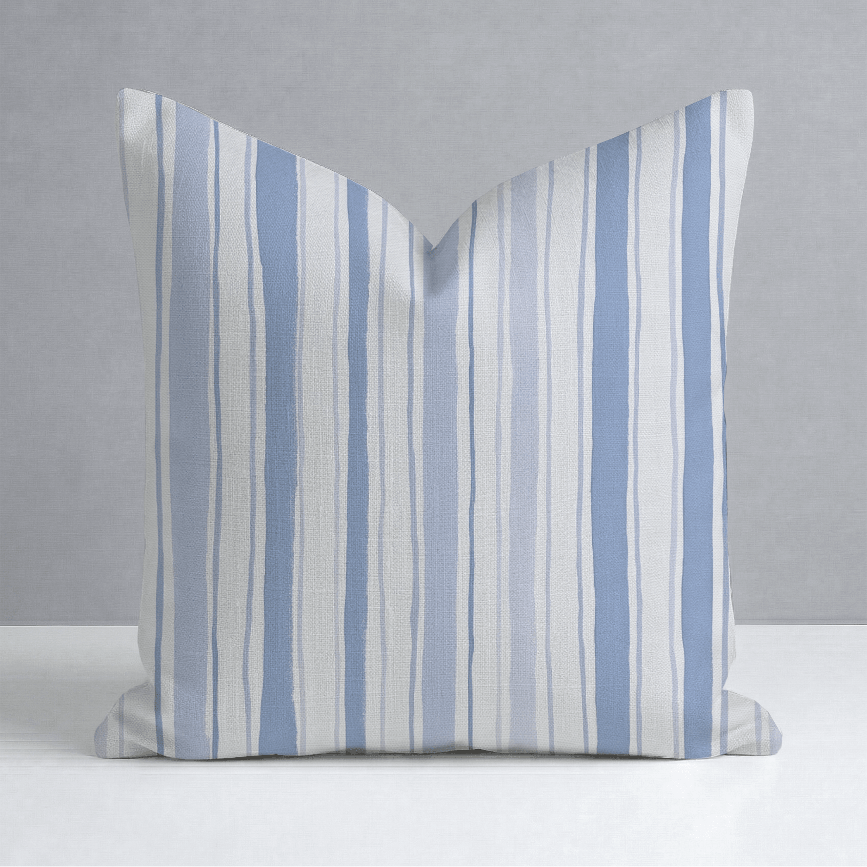 Snowcone Stripes Throw Pillow - Lemon Park