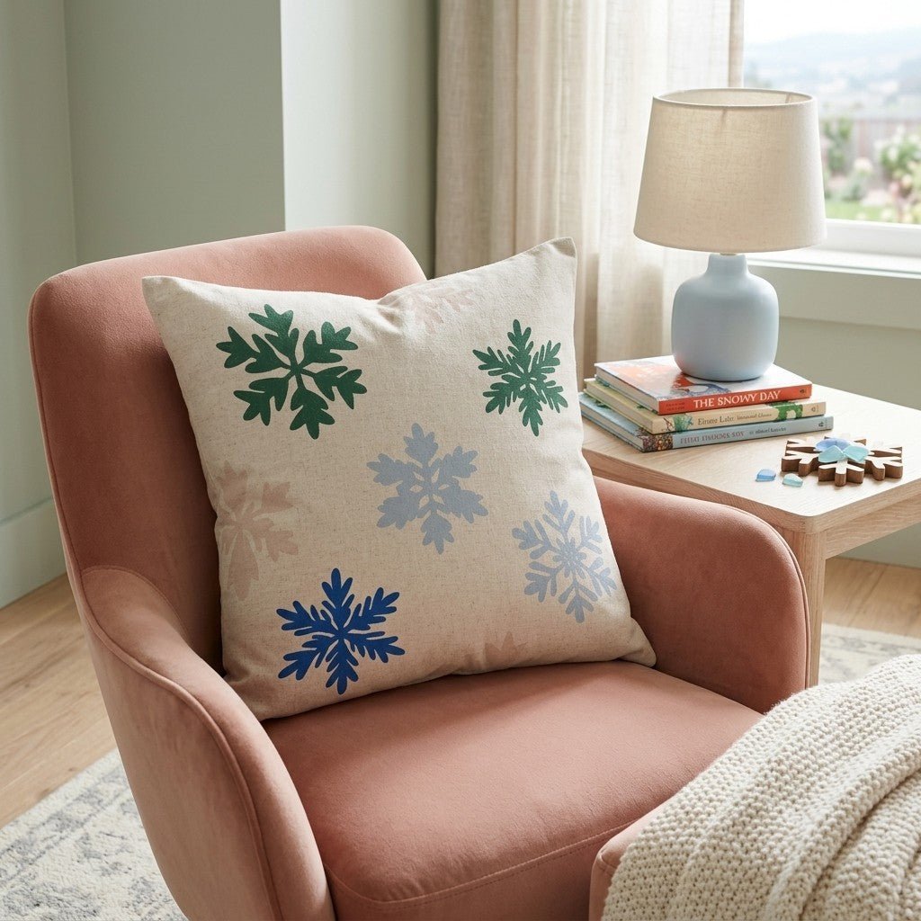 Snowfall Throw Pillow - Benton Lane Home - Hillcroft Home