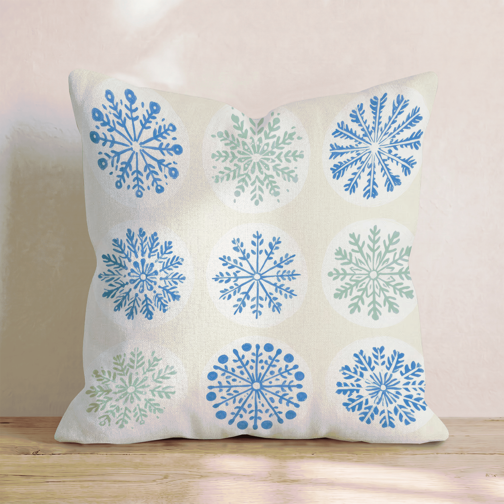 Snowflake Sugar Cookie Throw Pillow - Hillcroft Home