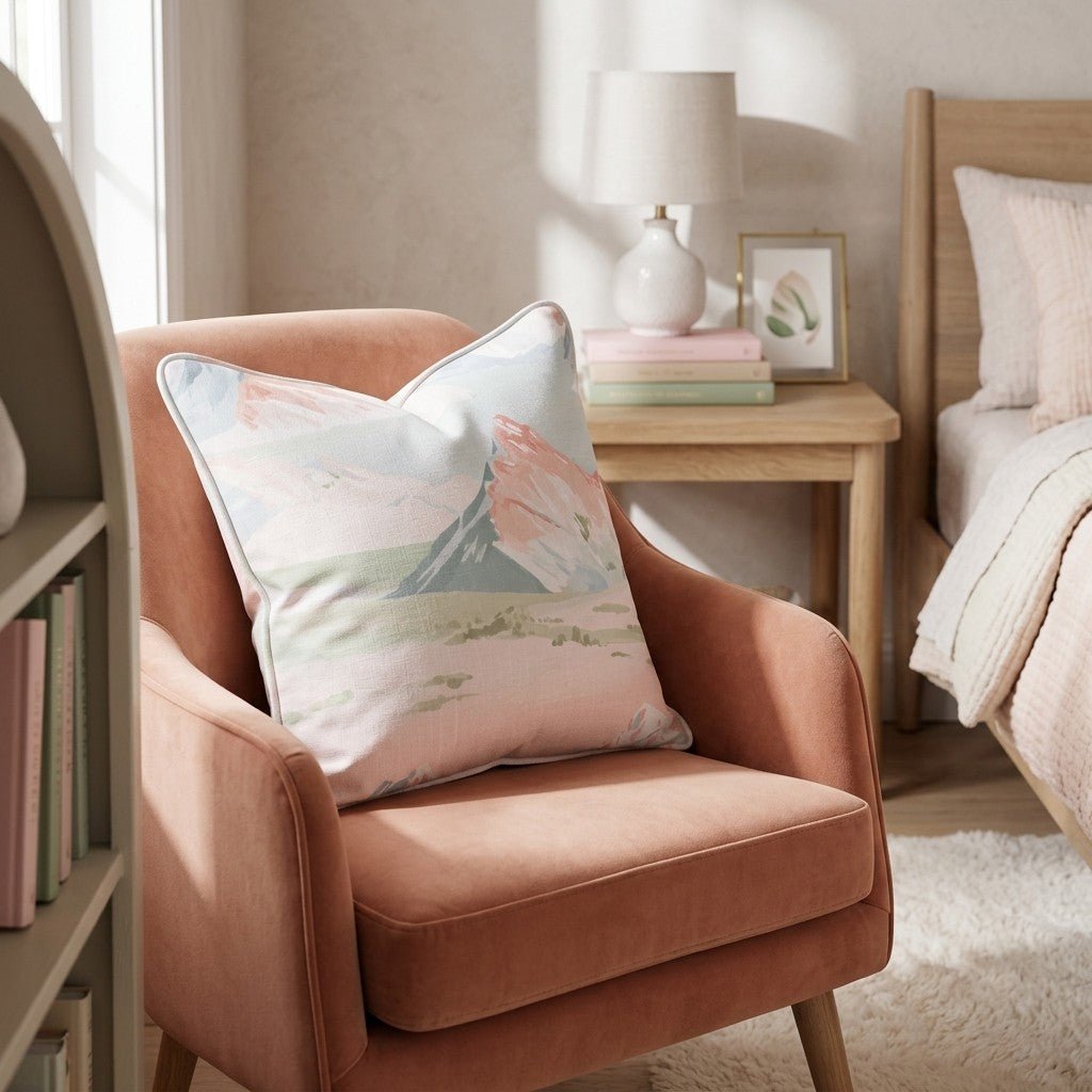 Snowline Throw Pillow - Benton Lane Home - Hillcroft Home