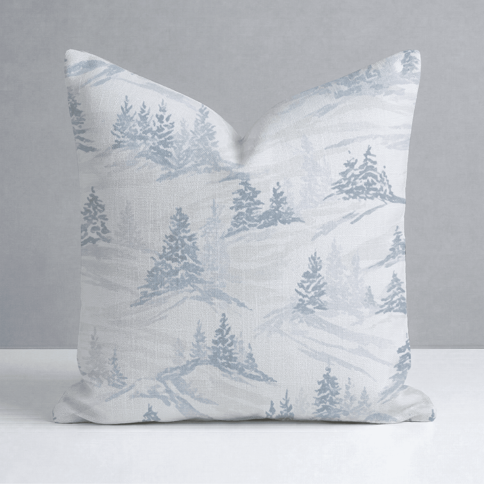 Snowy Slopes Throw Pillow - Benton Lane Home - Lemon Park