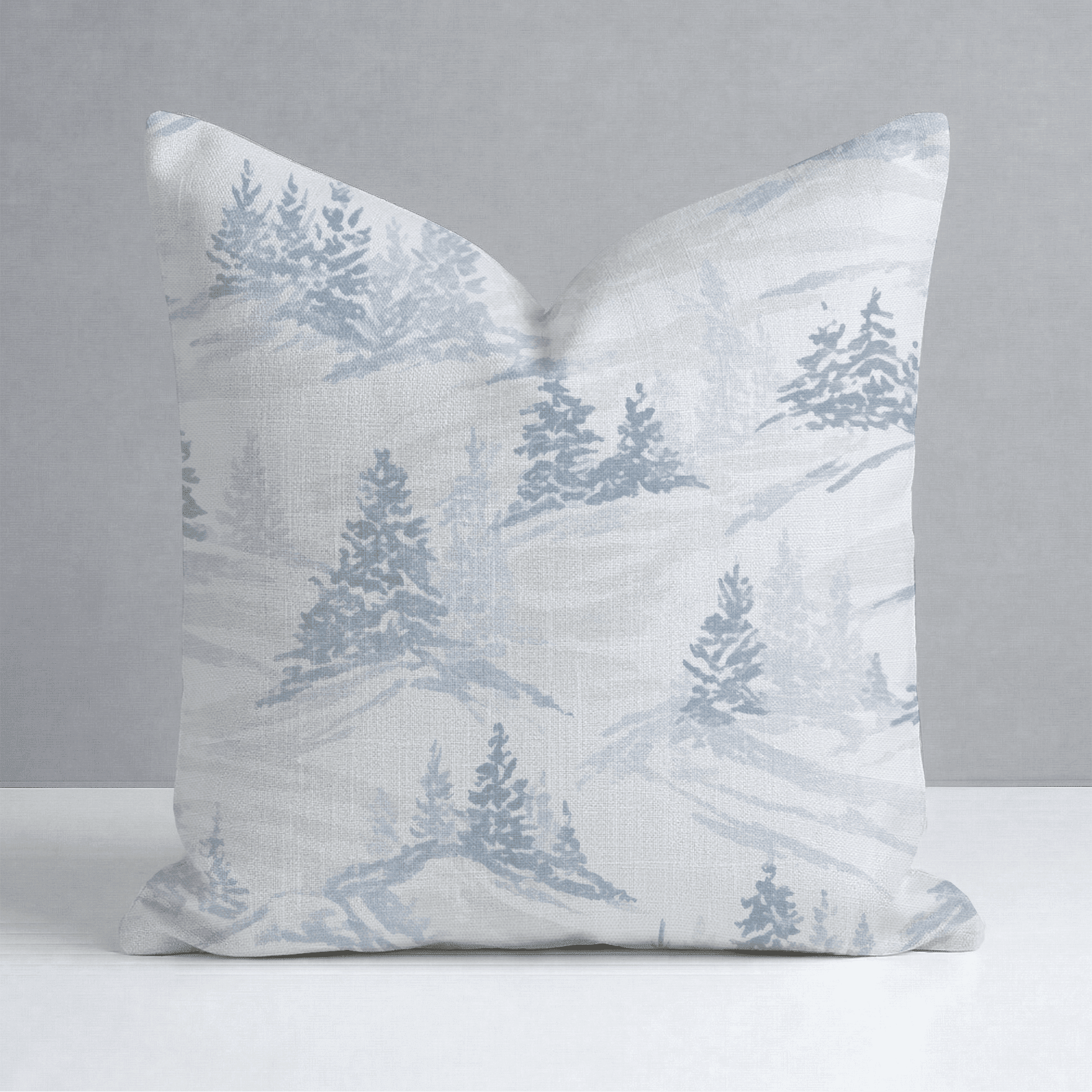 Snowy Slopes Throw Pillow - Benton Lane Home - Lemon Park