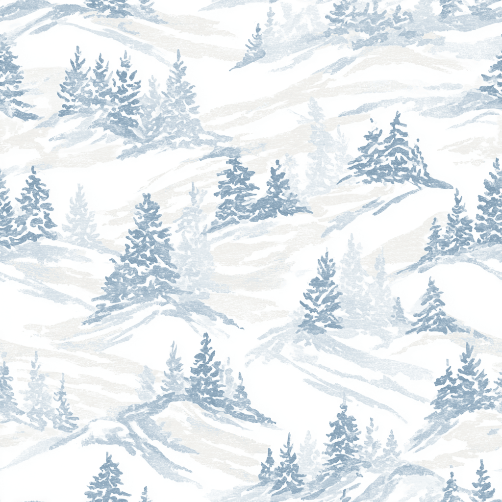 Snowy Slopes Wallpaper - Lemon Park