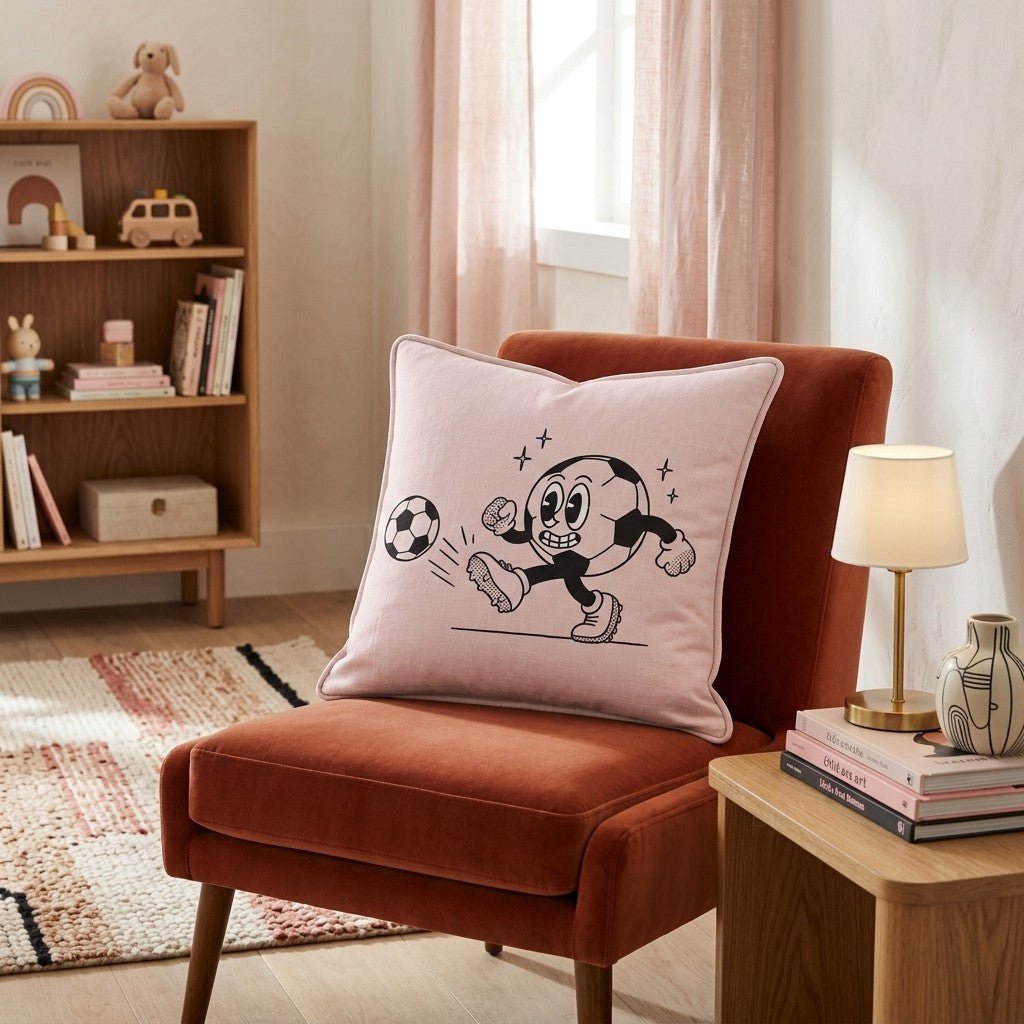 Soccer Dude Throw Pillow - Benton Lane Home - Hillcroft Home