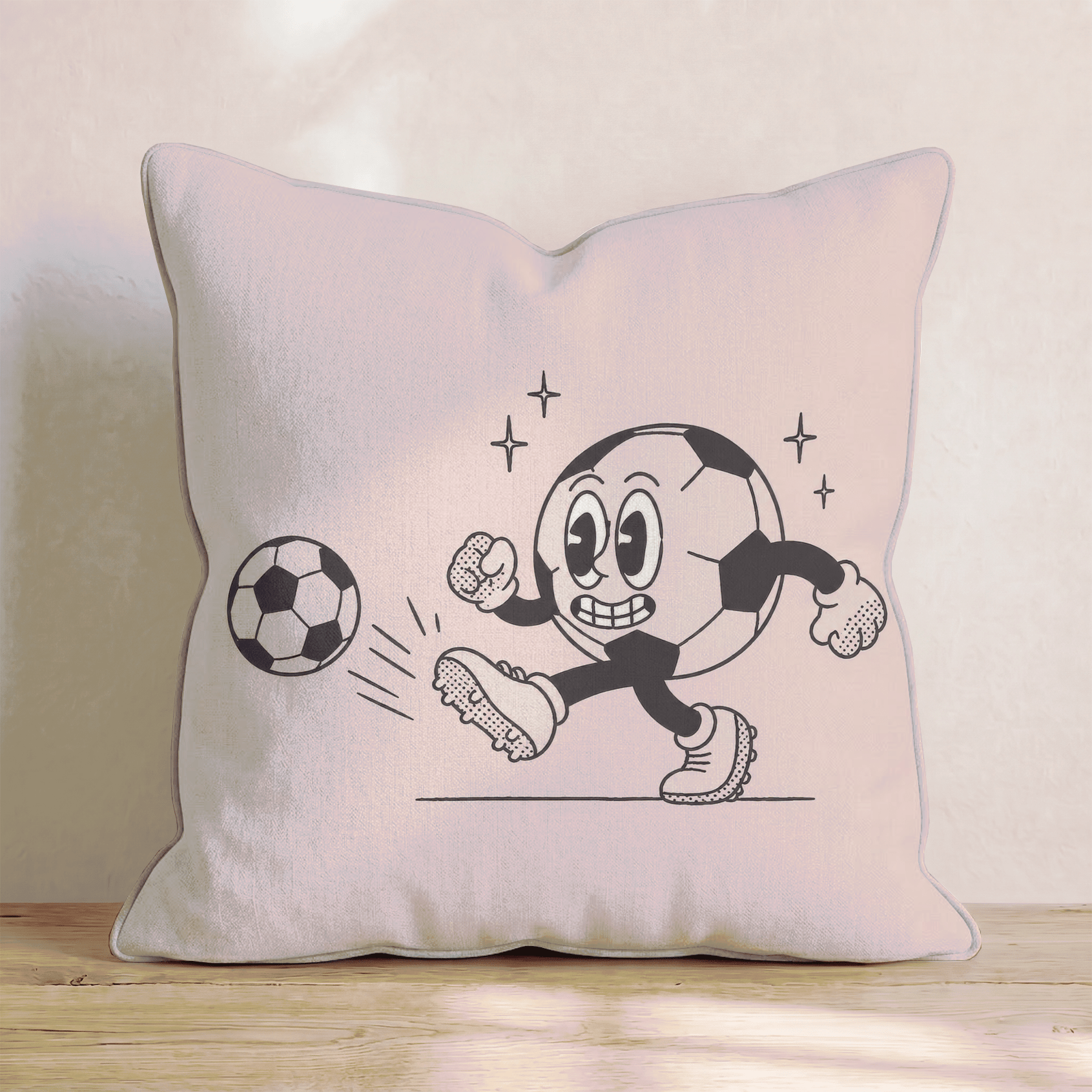 Soccer Dude Throw Pillow - Benton Lane Home - Hillcroft Home
