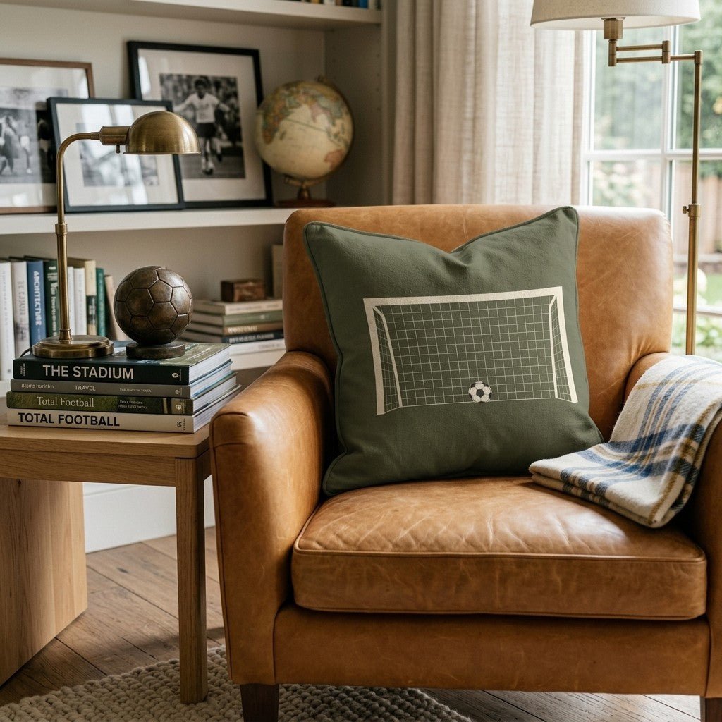 Soccer Goal Throw Pillow - Benton Lane Home - Hillcroft Home