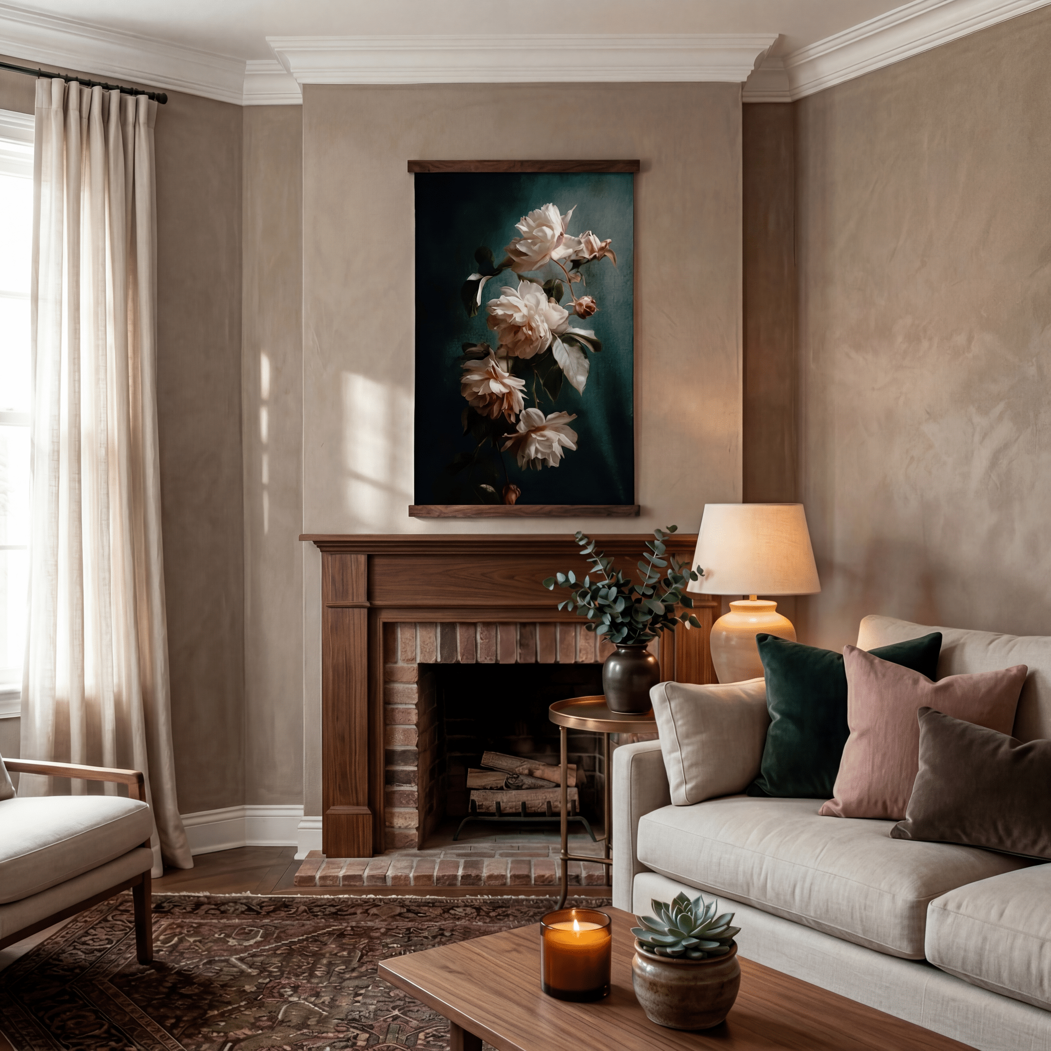 Sofia Florals - Tapestry - Benton Lane Home - Painted Paper