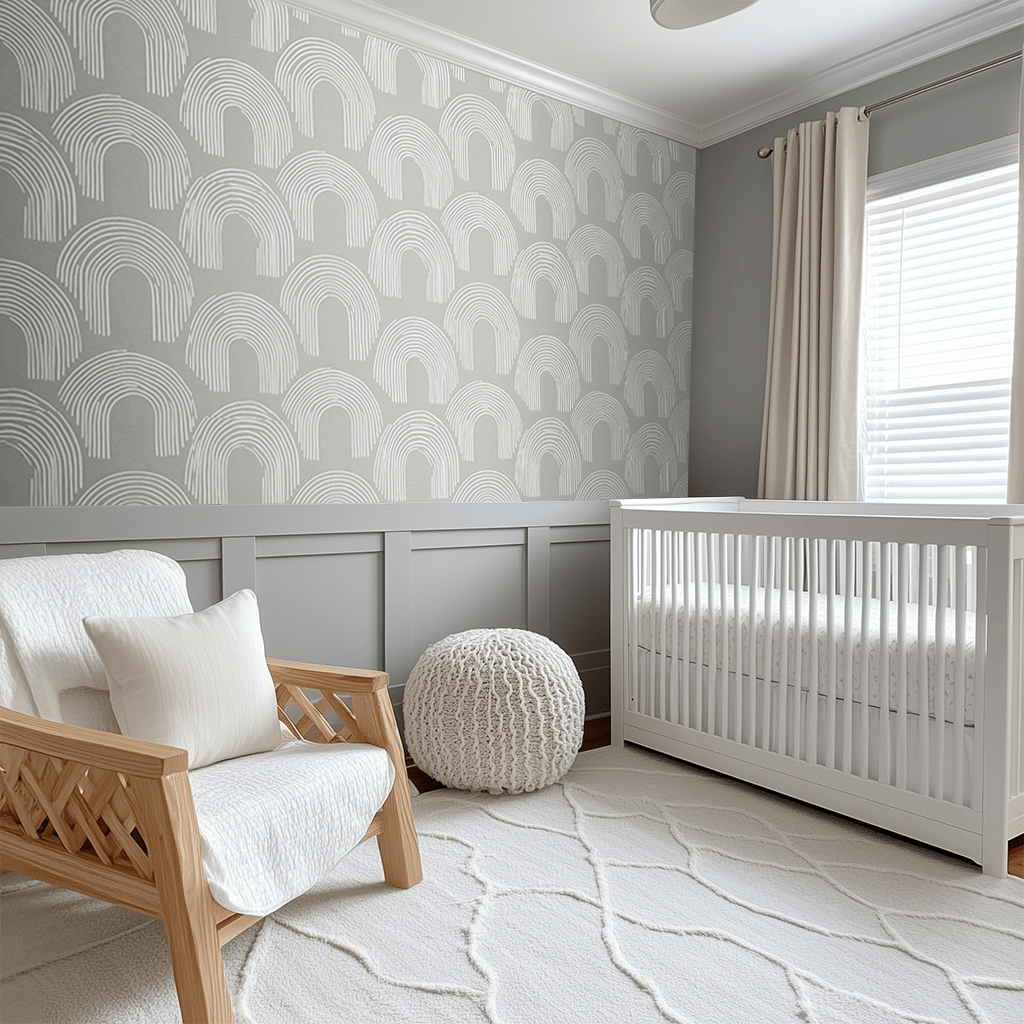 Soft Arches Wallpaper - Painted Paper