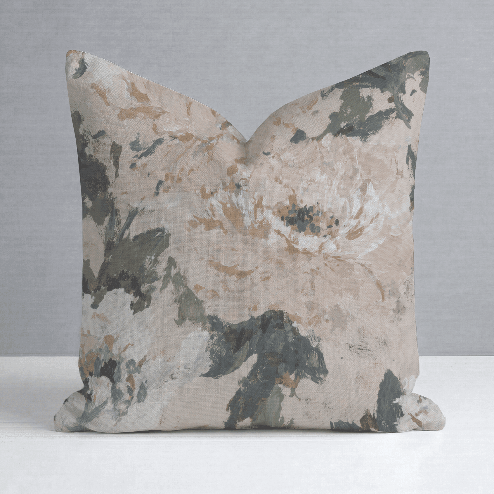 Soft Peony Throw Pillow - Benton Lane Home - Lemon Park