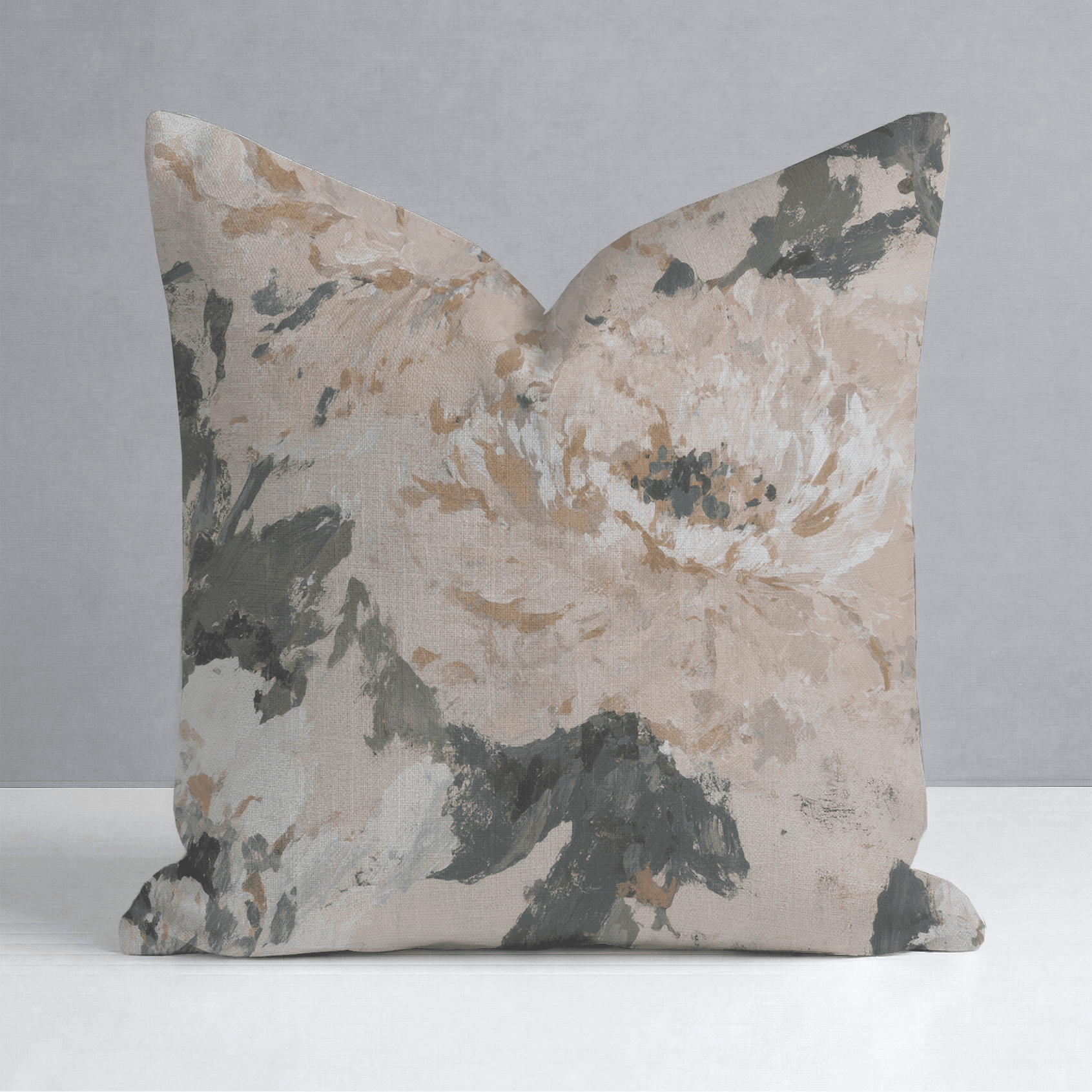 Soft Peony Throw Pillow - Benton Lane Home - Lemon Park