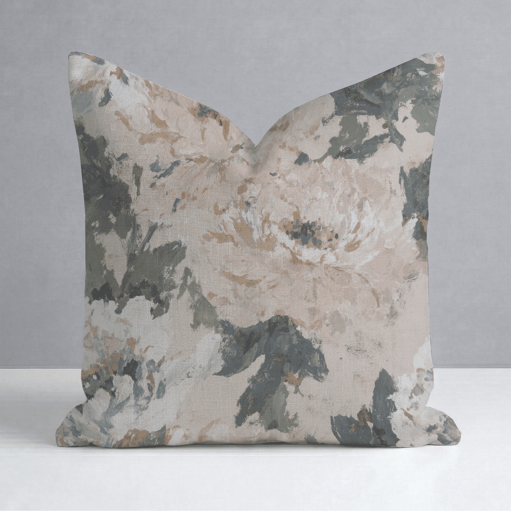 Soft Peony Throw Pillow - Benton Lane Home - Lemon Park