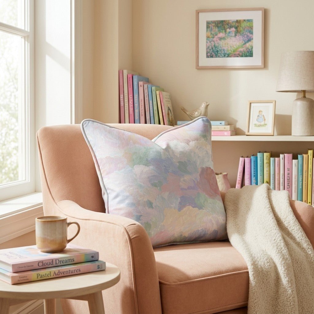 Soft Strokes Throw Pillow - Benton Lane Home - Hillcroft Home