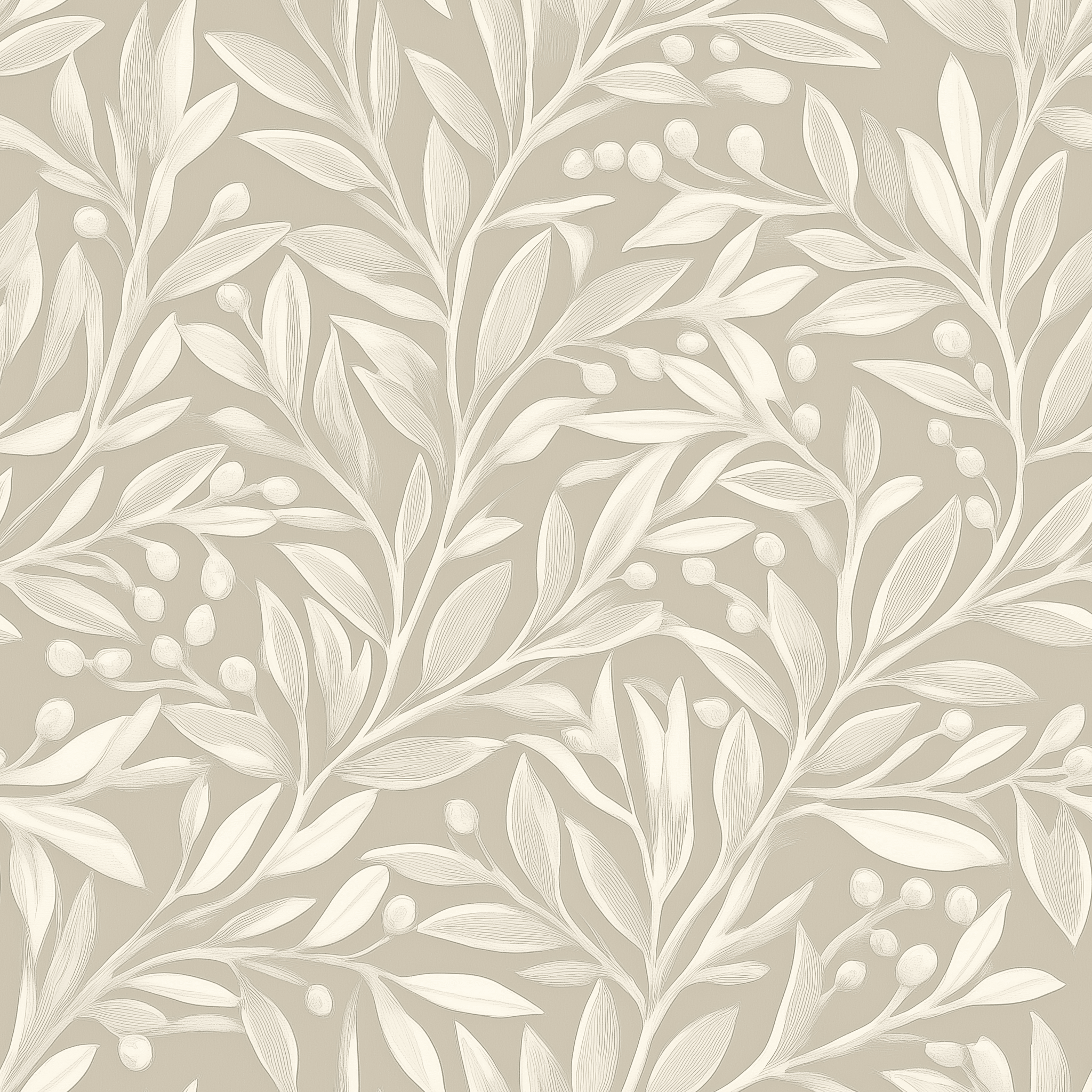 Soft Willow Wallpaper - Lemon Park