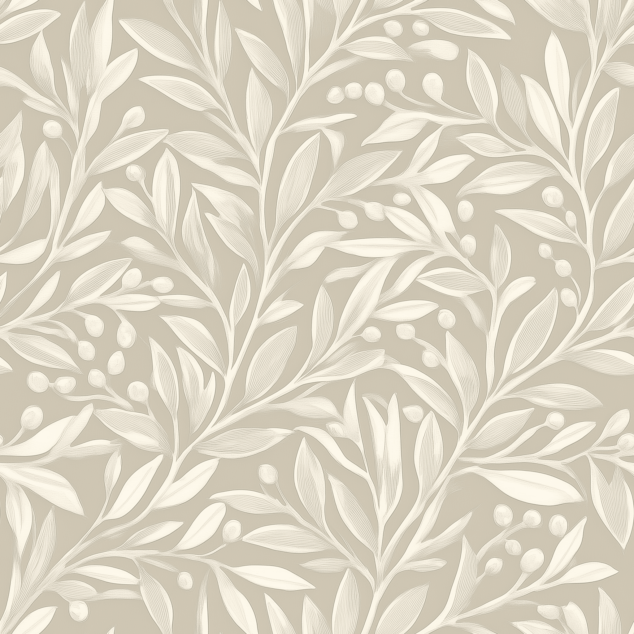 Soft Willow Wallpaper - Lemon Park