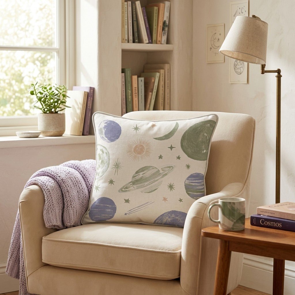 Solar System Throw Pillow - Benton Lane Home - Hillcroft Home