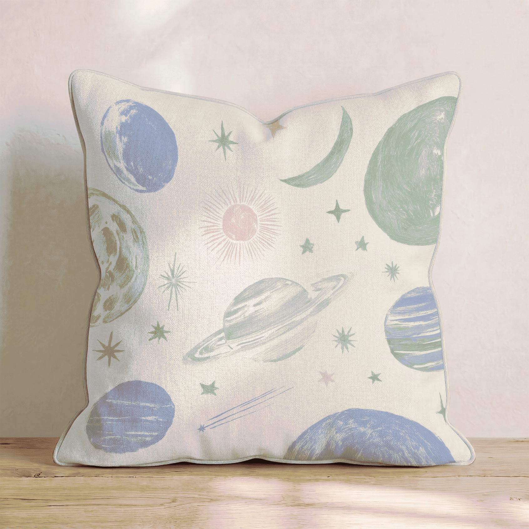 Solar System Throw Pillow - Benton Lane Home - Hillcroft Home