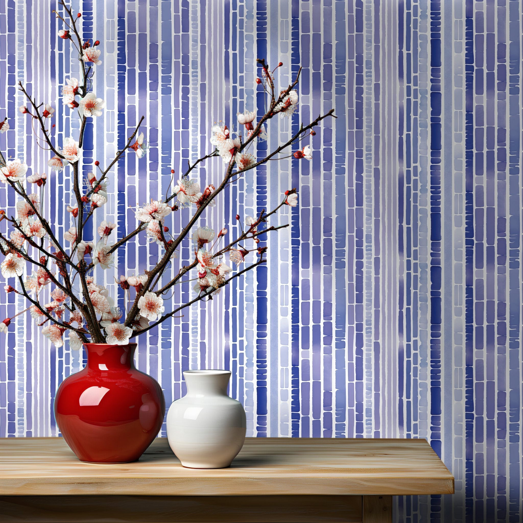 Solena Watercolor Wallpaper - Benton Lane Home - Painted Paper