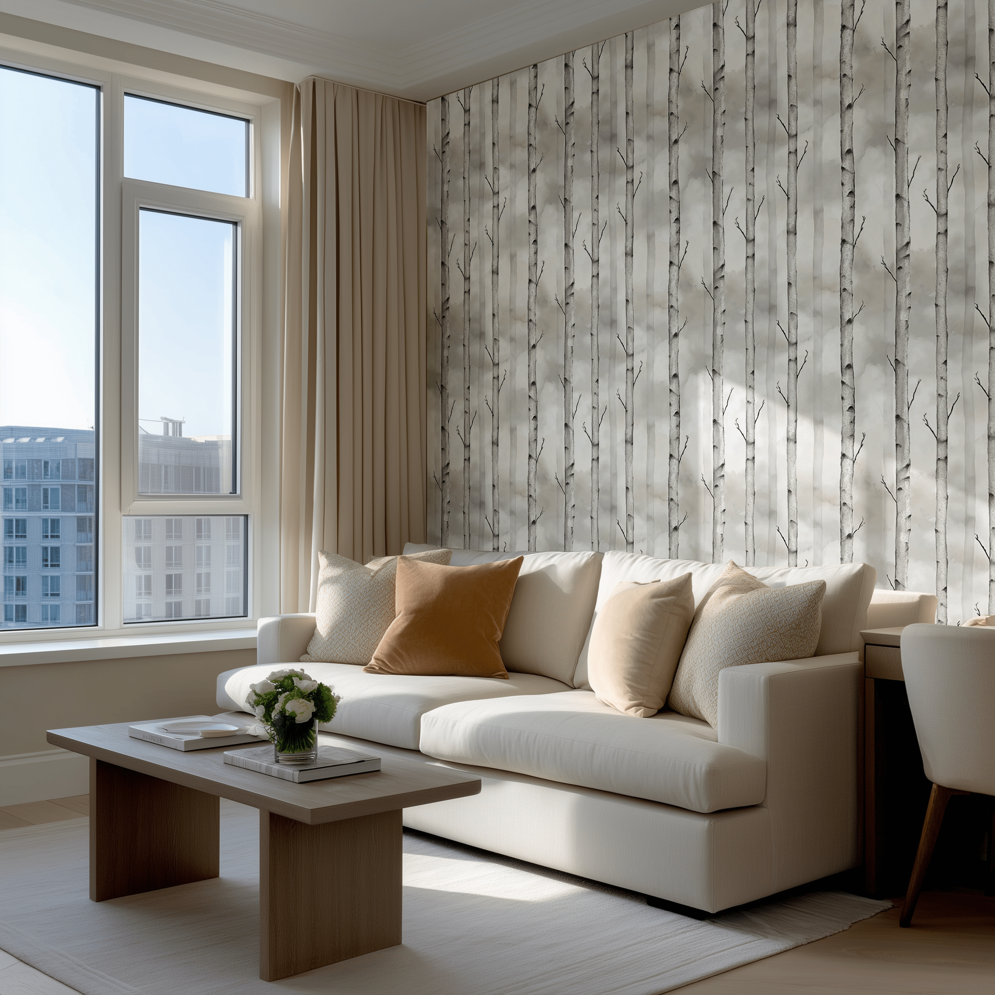 Solenne Wallpaper - Benton Lane Home - Painted Paper