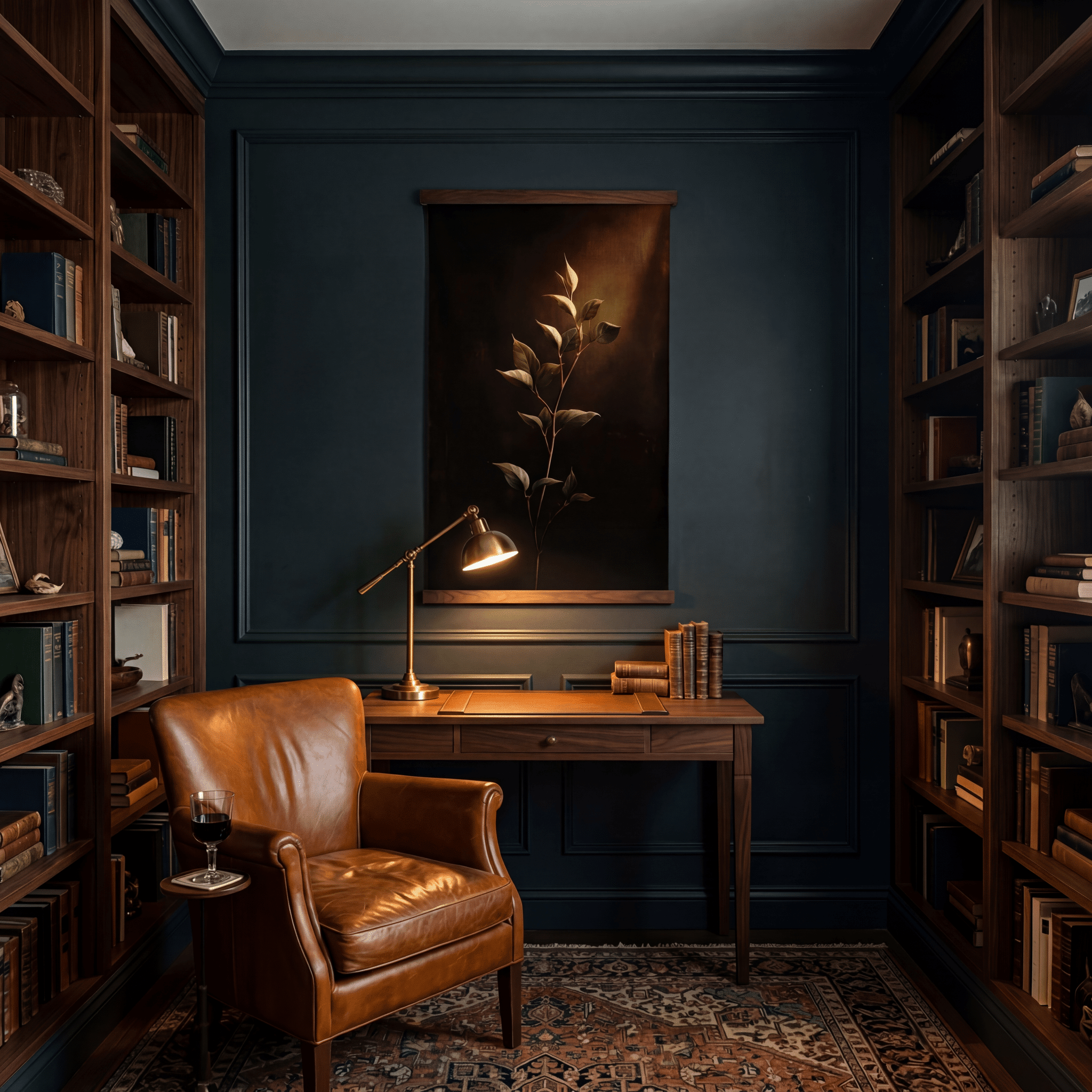 Solitary Stem - Tapestry - Benton Lane Home - Painted Paper