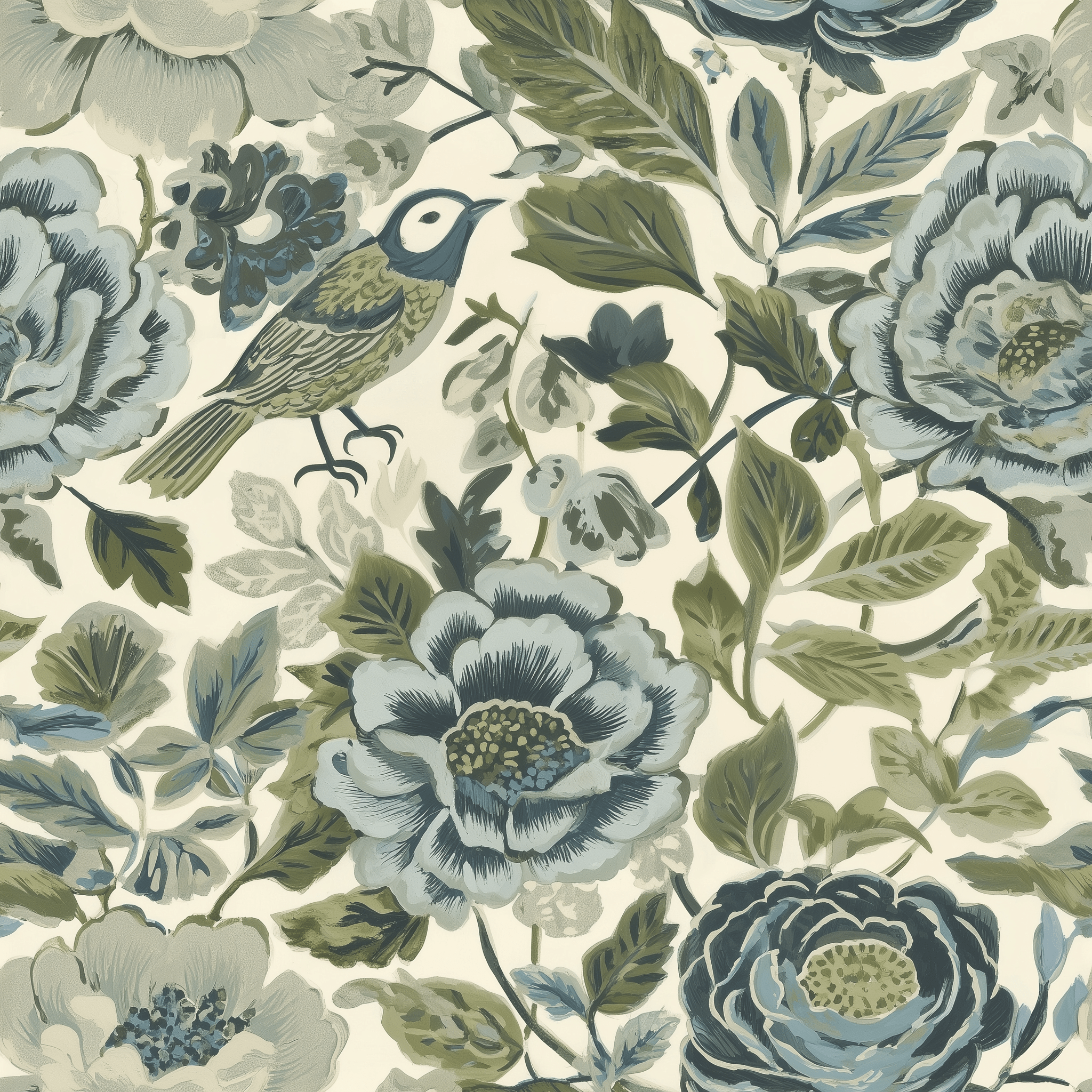 Songbird Wallpaper - Benton Lane Home - Benton Lane