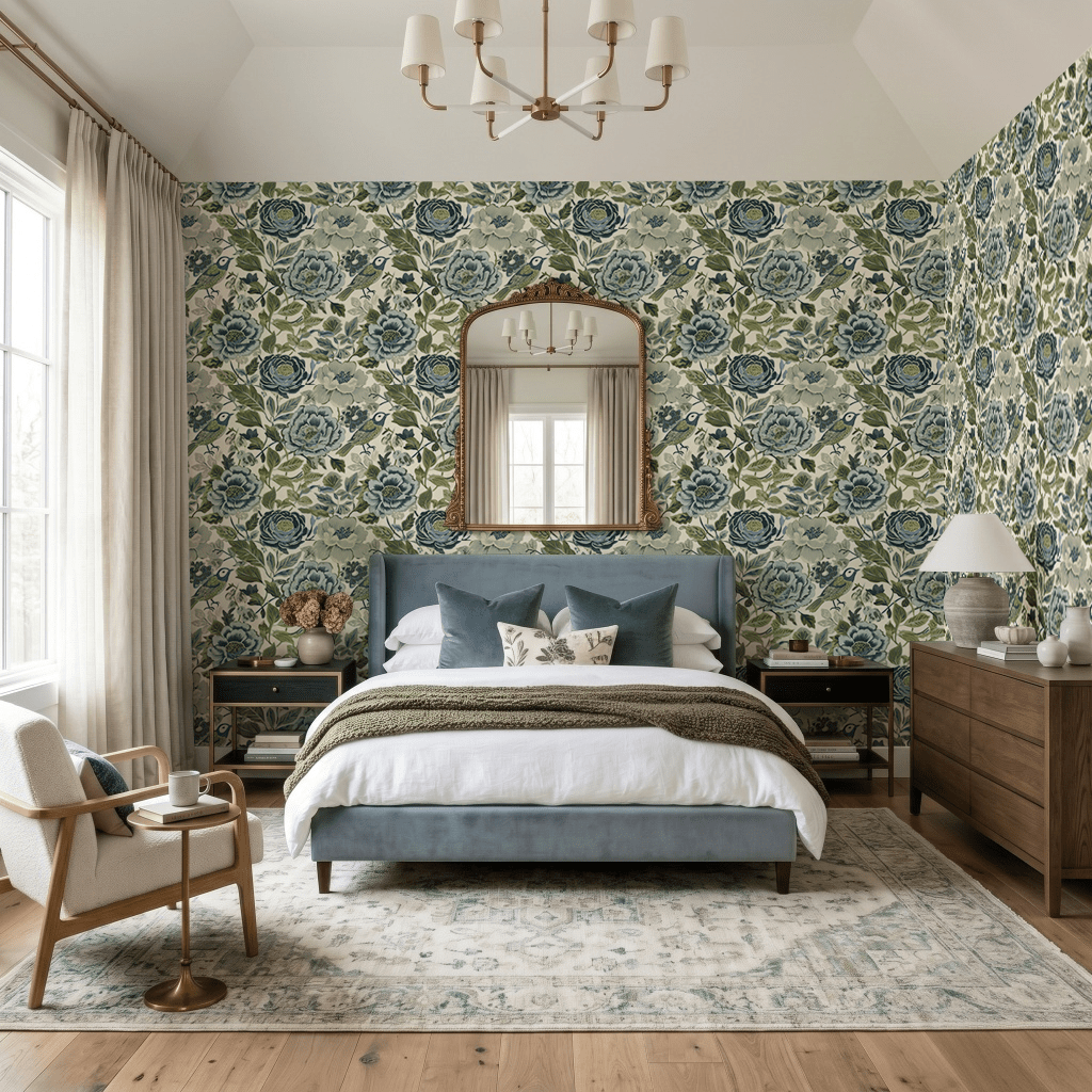Songbird Wallpaper - Benton Lane Home - Benton Lane
