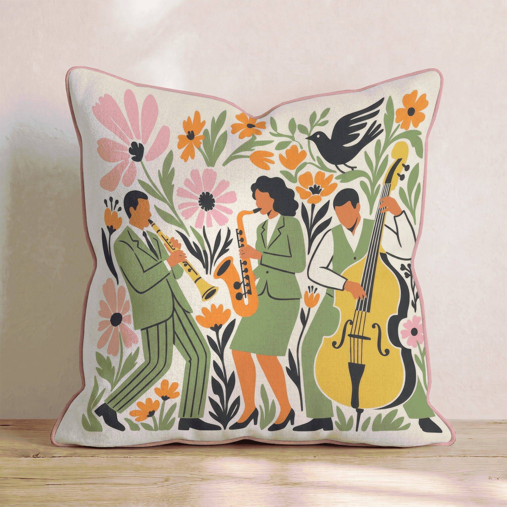 Soulful Brass Throw Pillow - Benton Lane Home - Hillcroft Home