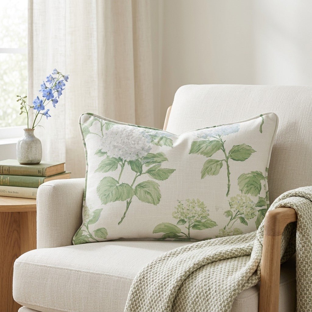Southern Garden Throw Pillow - Lemon Park