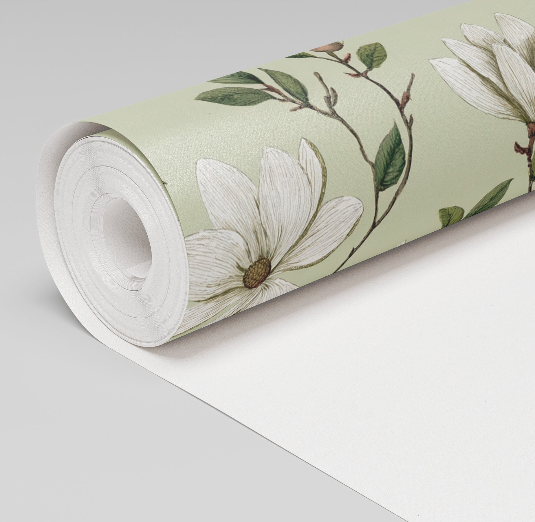Southern Magnolias Wallpaper - Benton Lane Home - Painted Paper