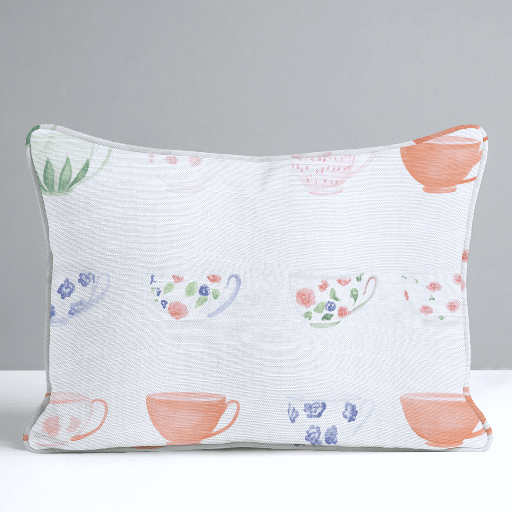Spot of Tea Throw Pillow - Lemon Park