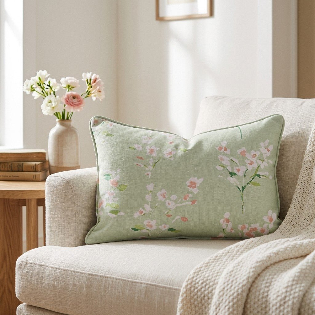 Spring Blossom Throw Pillow - Benton Lane Home - Lemon Park
